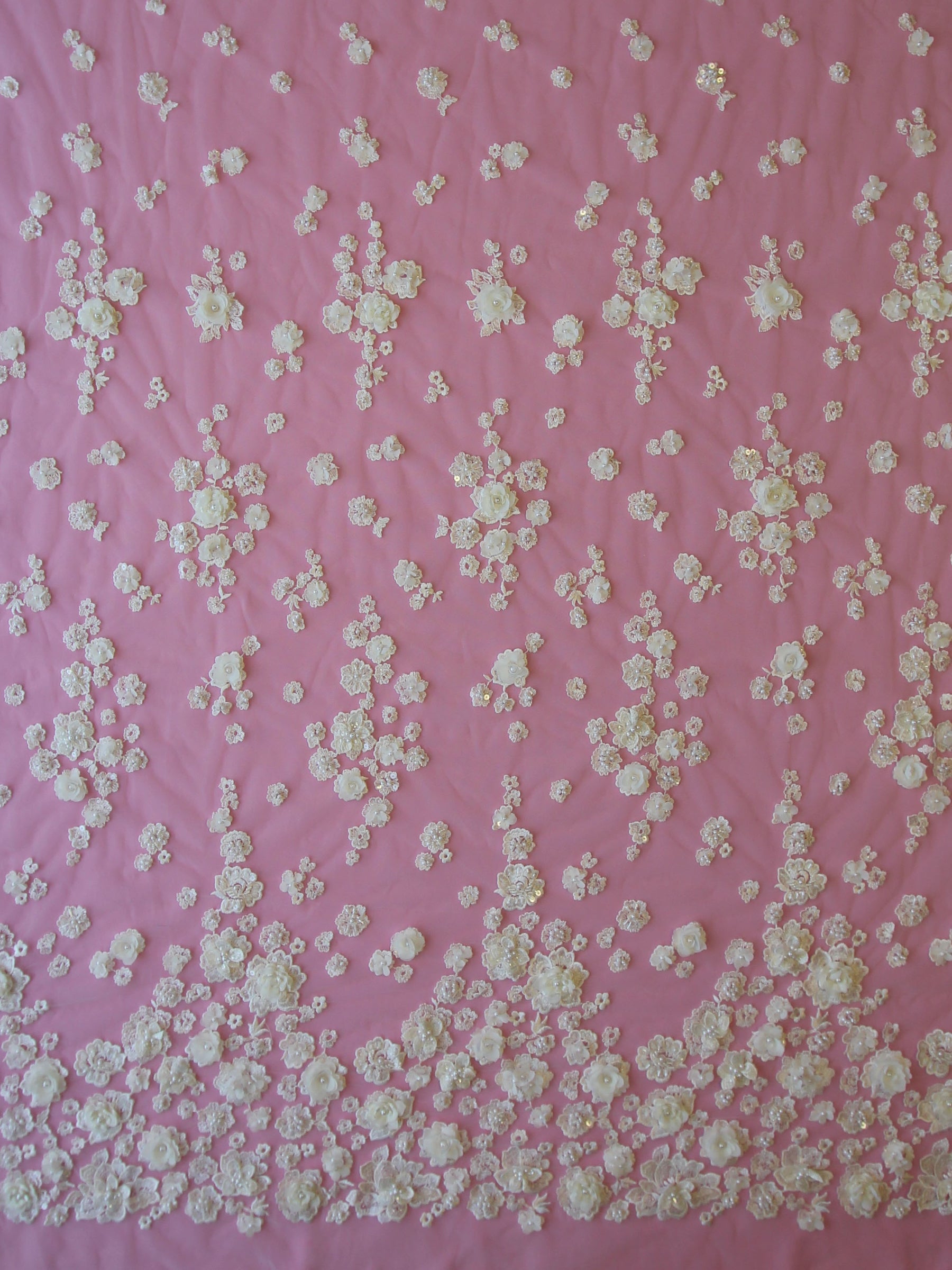 Dentelle Perlée Ivoire - Eugénie