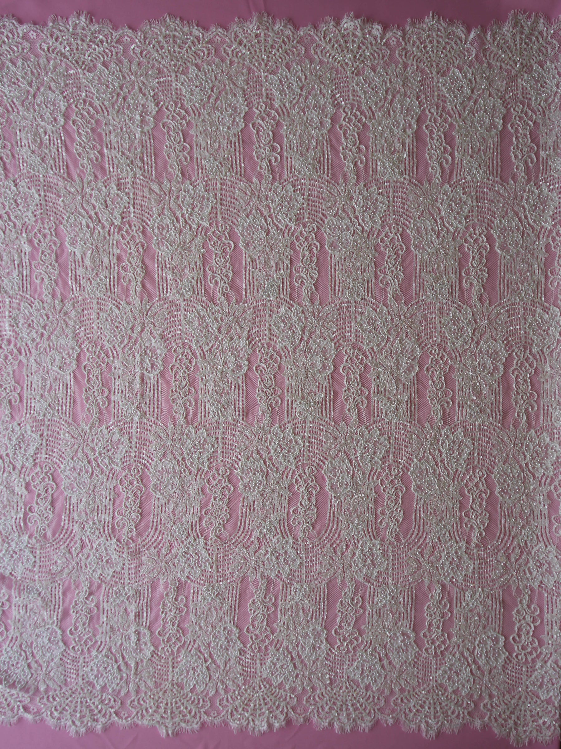 Dentelle Perlée Ivoire - Agatha