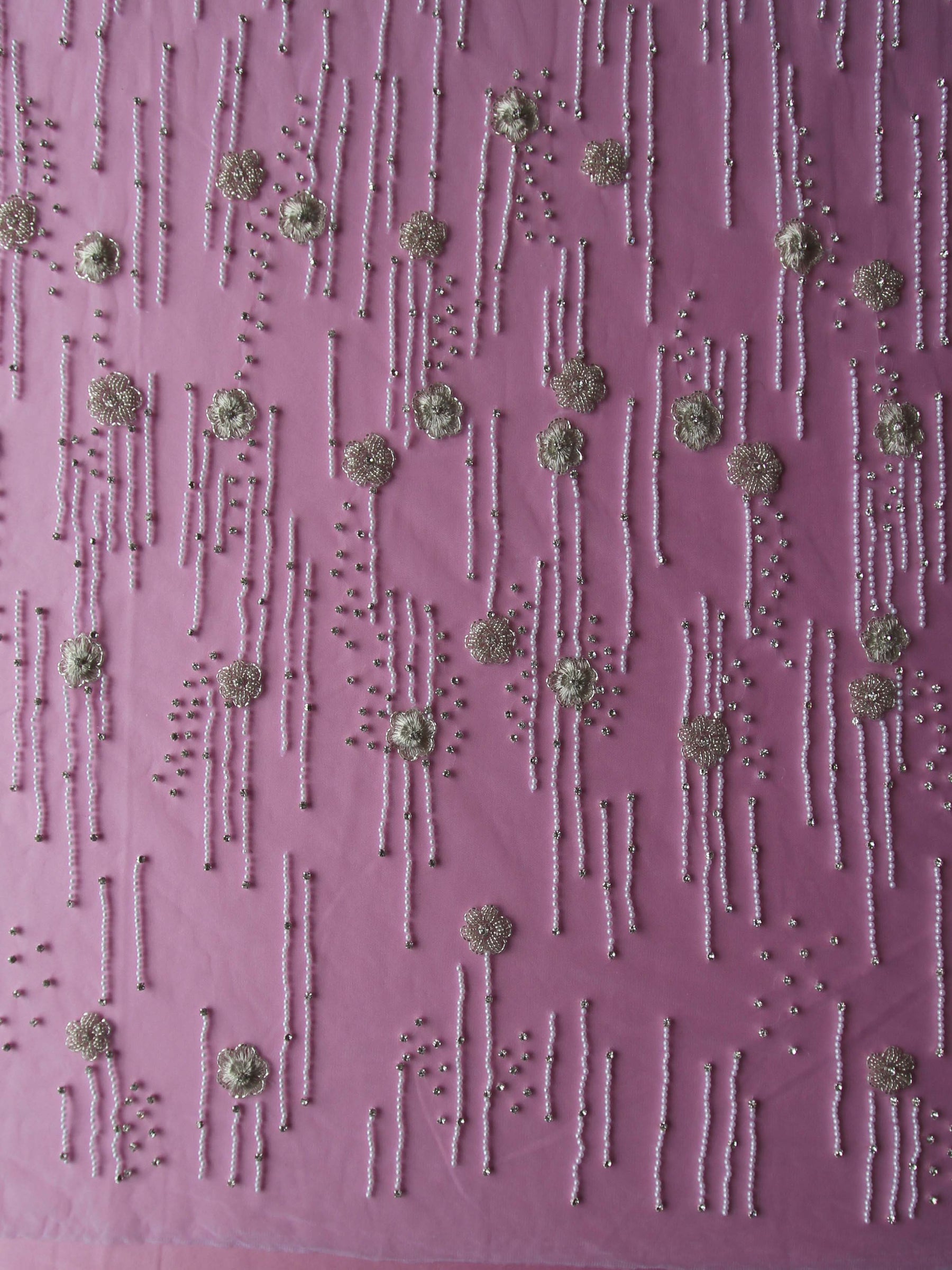 Dentelle Perlée Ivoire - Alma
