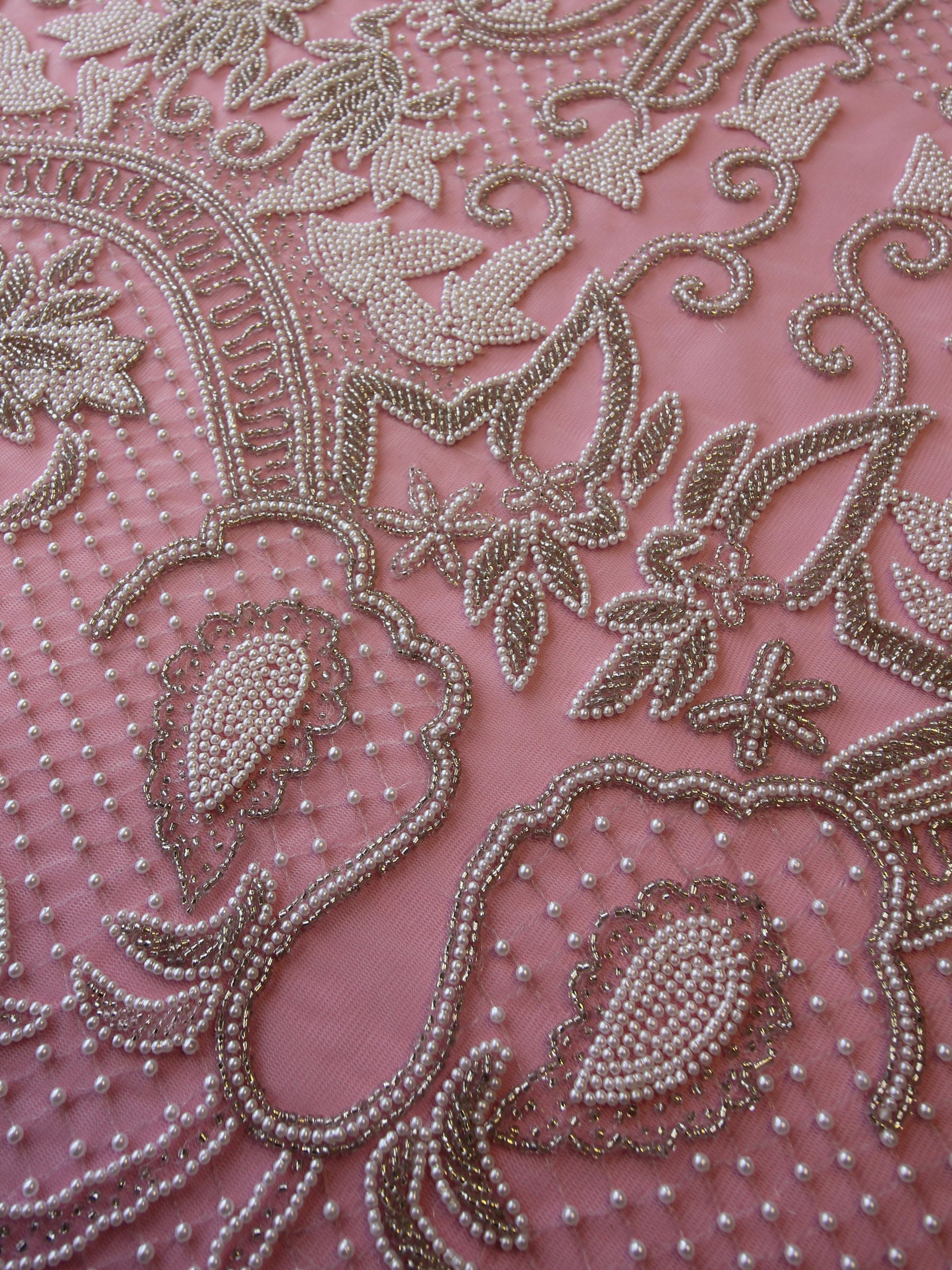 Dentelle Perlée Ivoire - Arabella