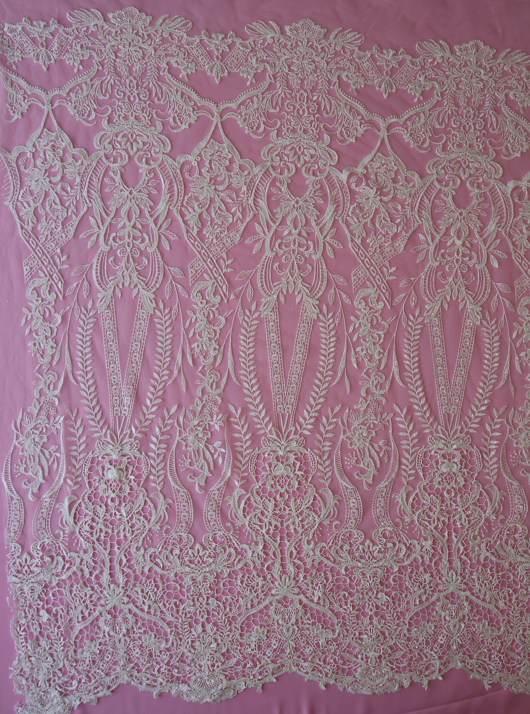 Dentelle Brodé Ivoire - Benita