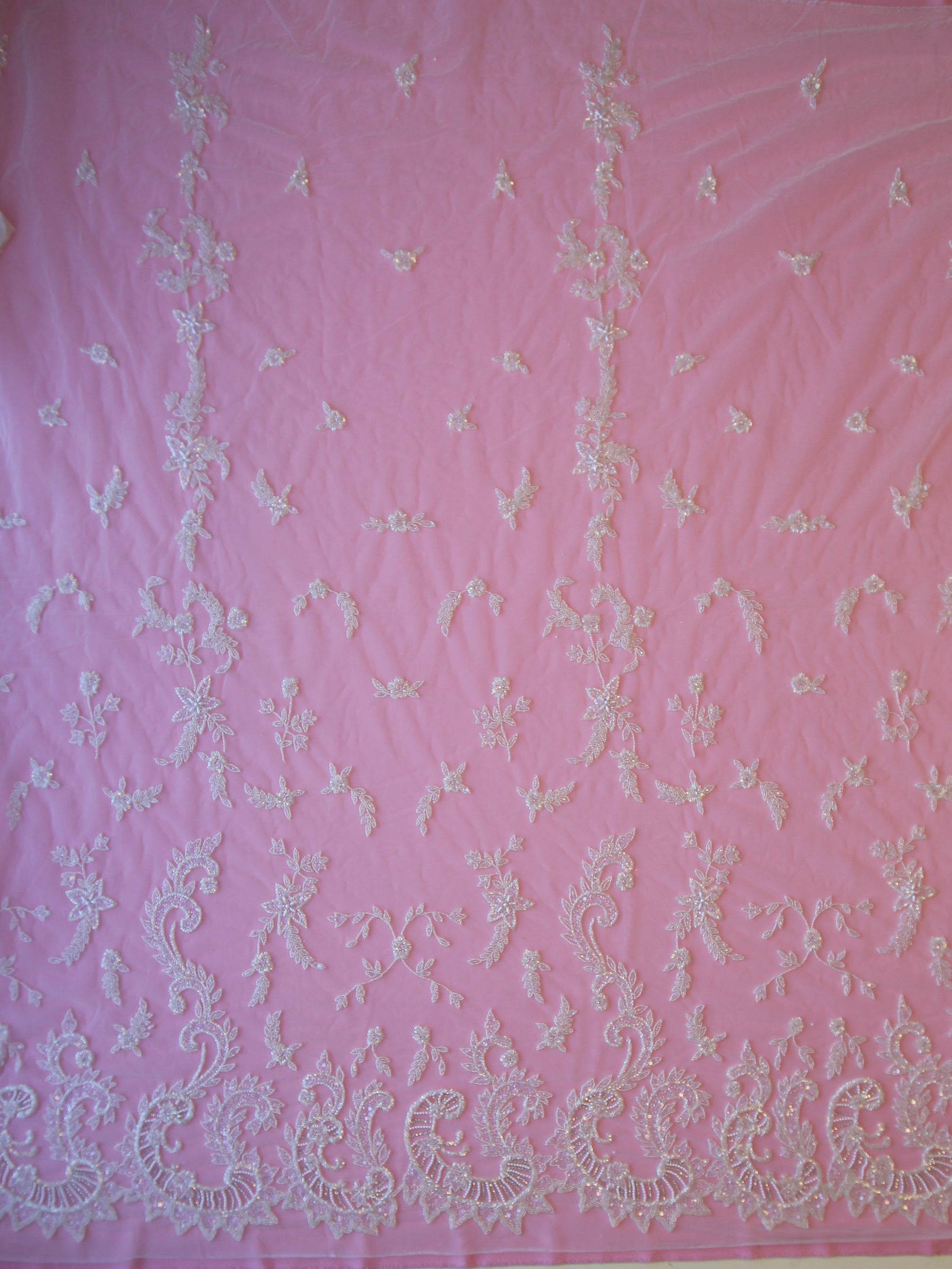 Dentelle Perlée Ivoire - Gertrude