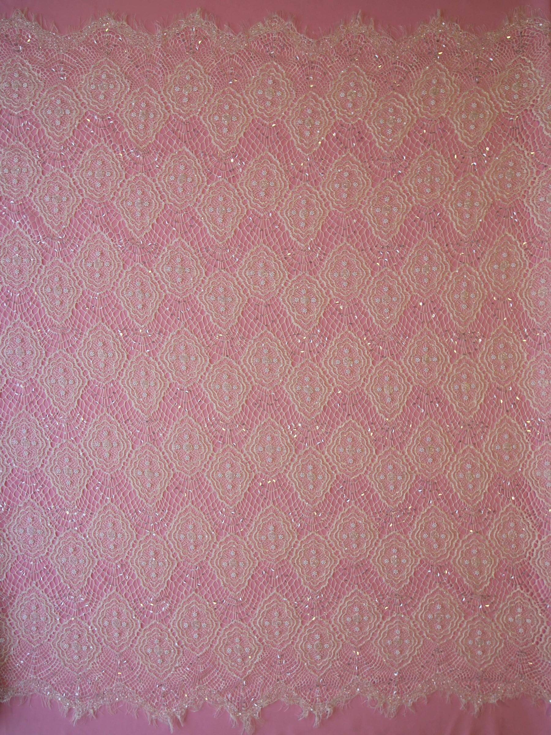 Dentelle Perlée Ivoire - Ivy