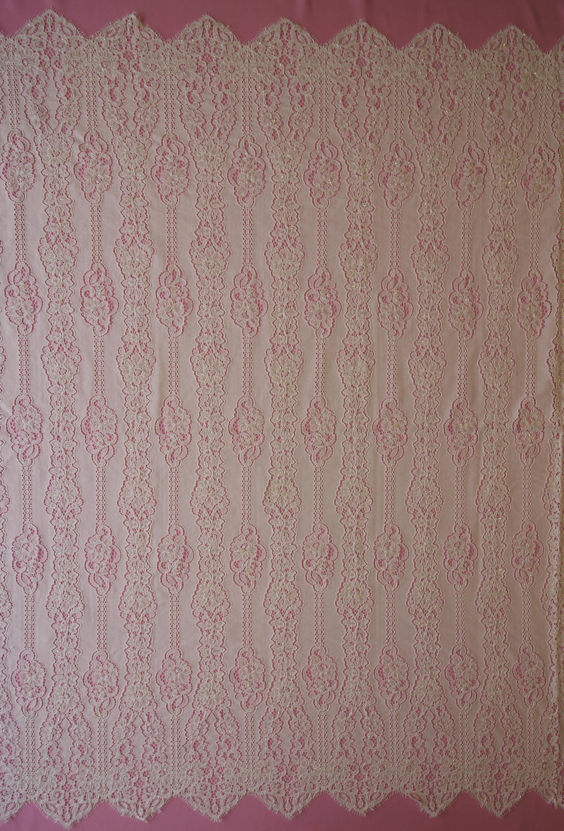 Dentelle Perlée Ivoire - Magnolia