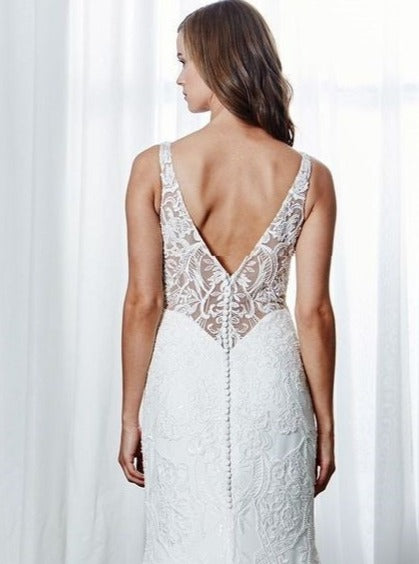 Dentelle Brodé Ivoire - Benita