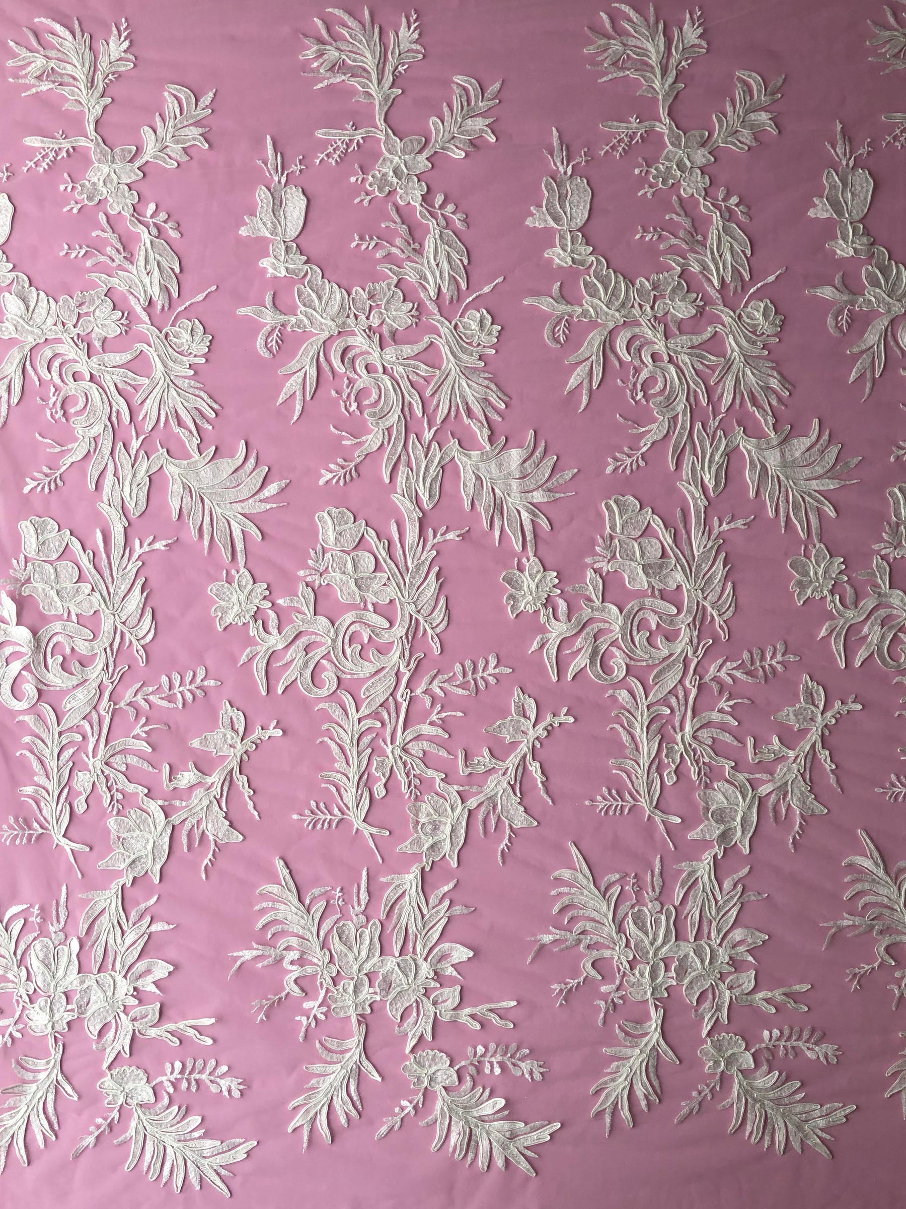 Dentelle Broderie Cordon Ivoire - Calisto