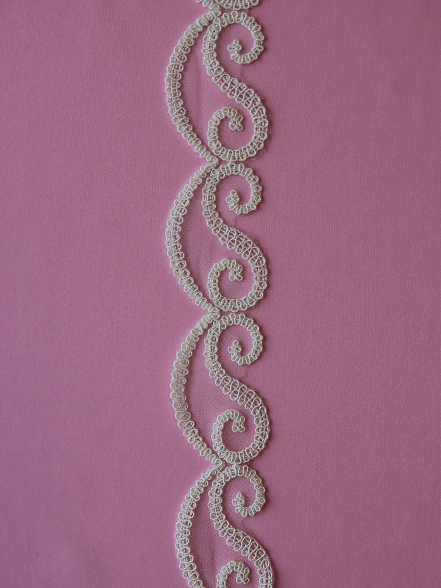 Bordure en Ivoire Cordée - Mistletoe