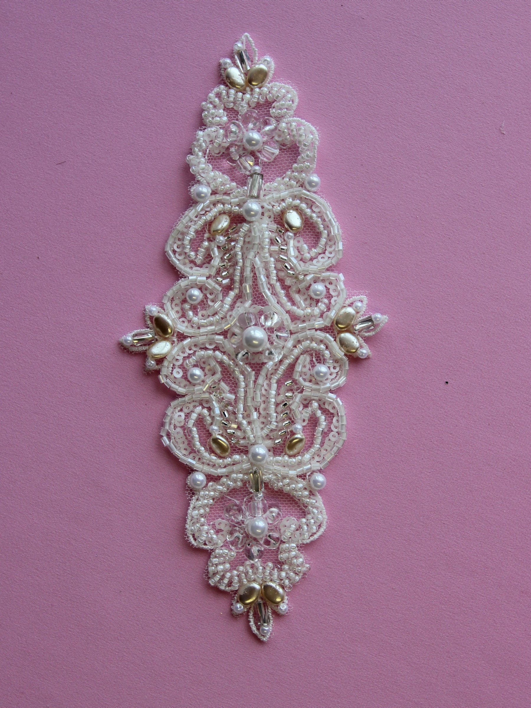 Applique en cristal brodée - Gisele