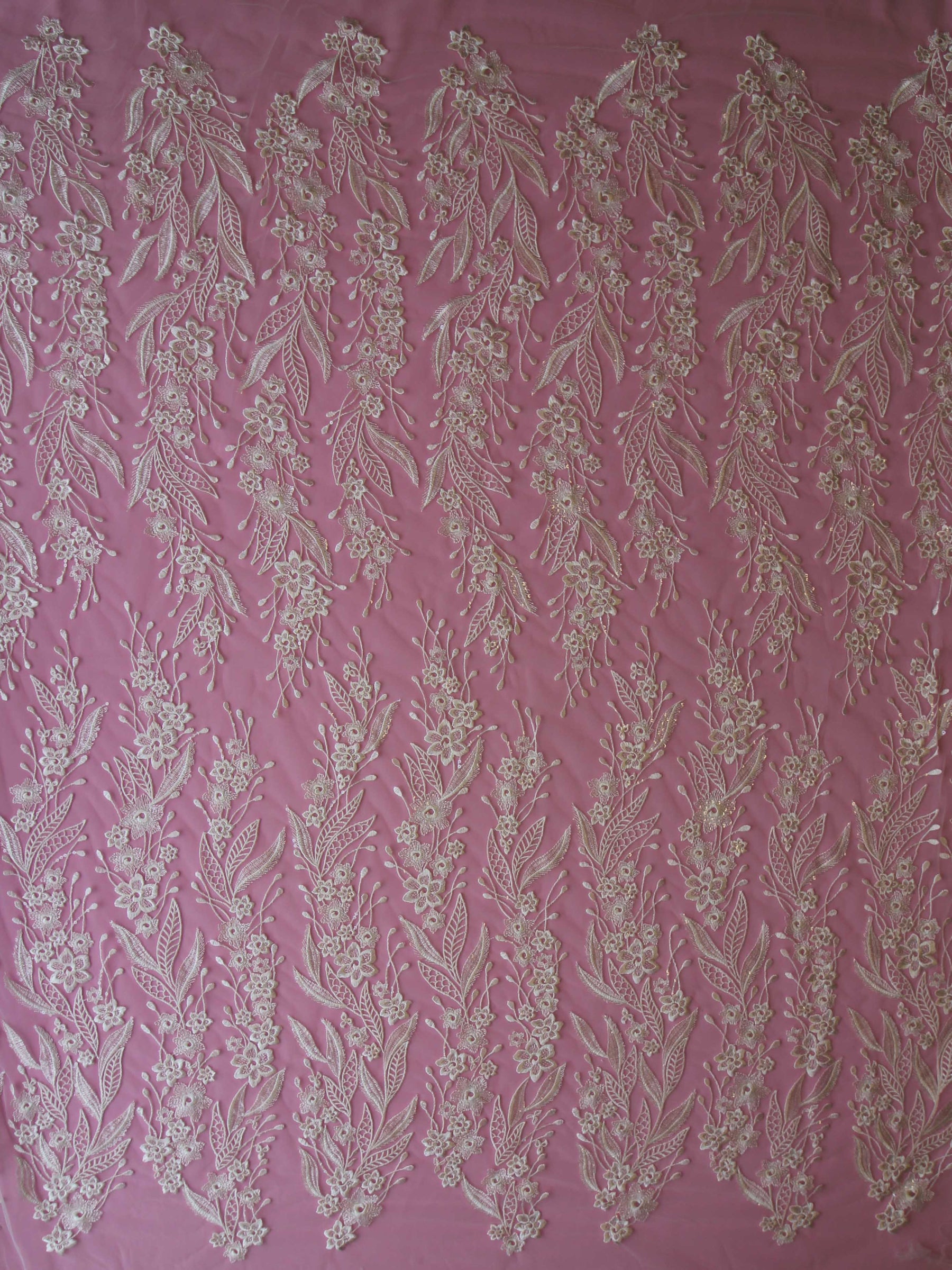 Dentelle Broderie Ivoire - Monaco