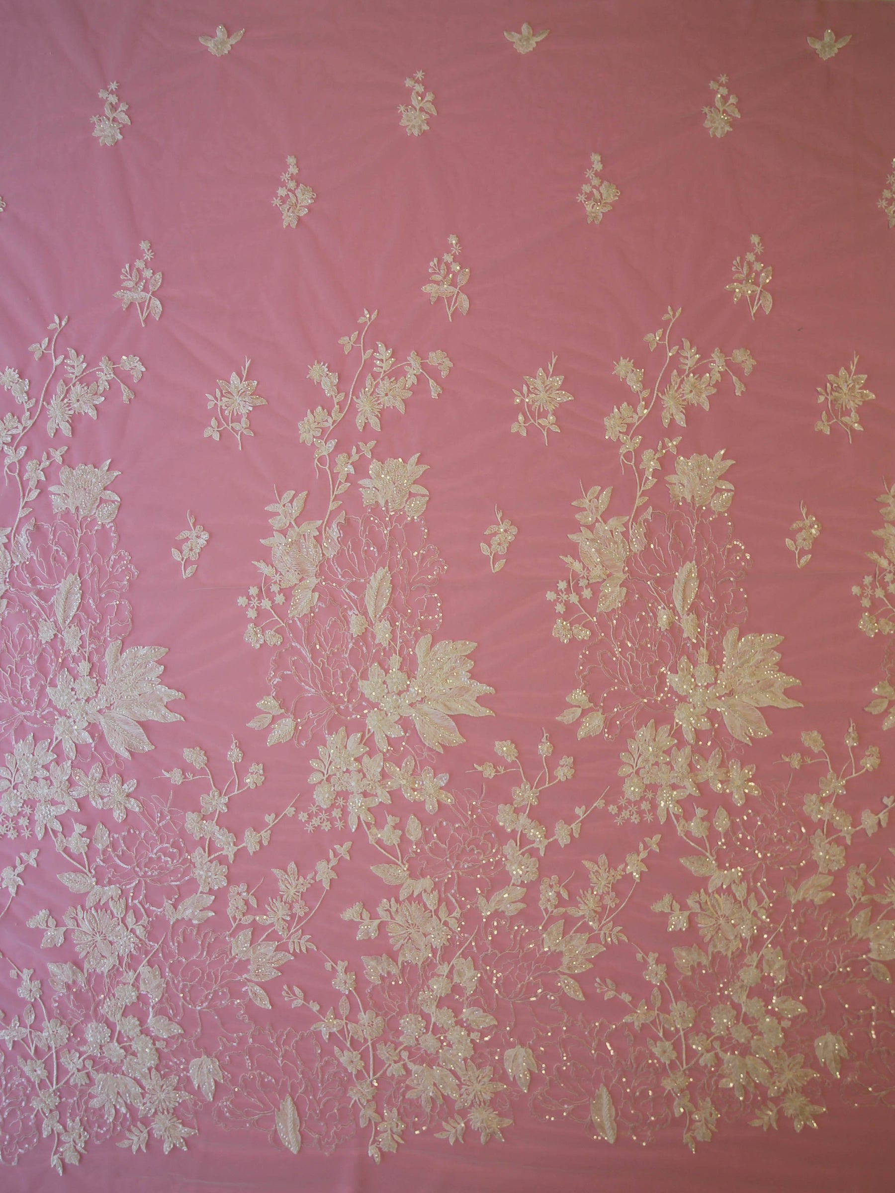 Dentelle Brodée Ivoire - Alameda