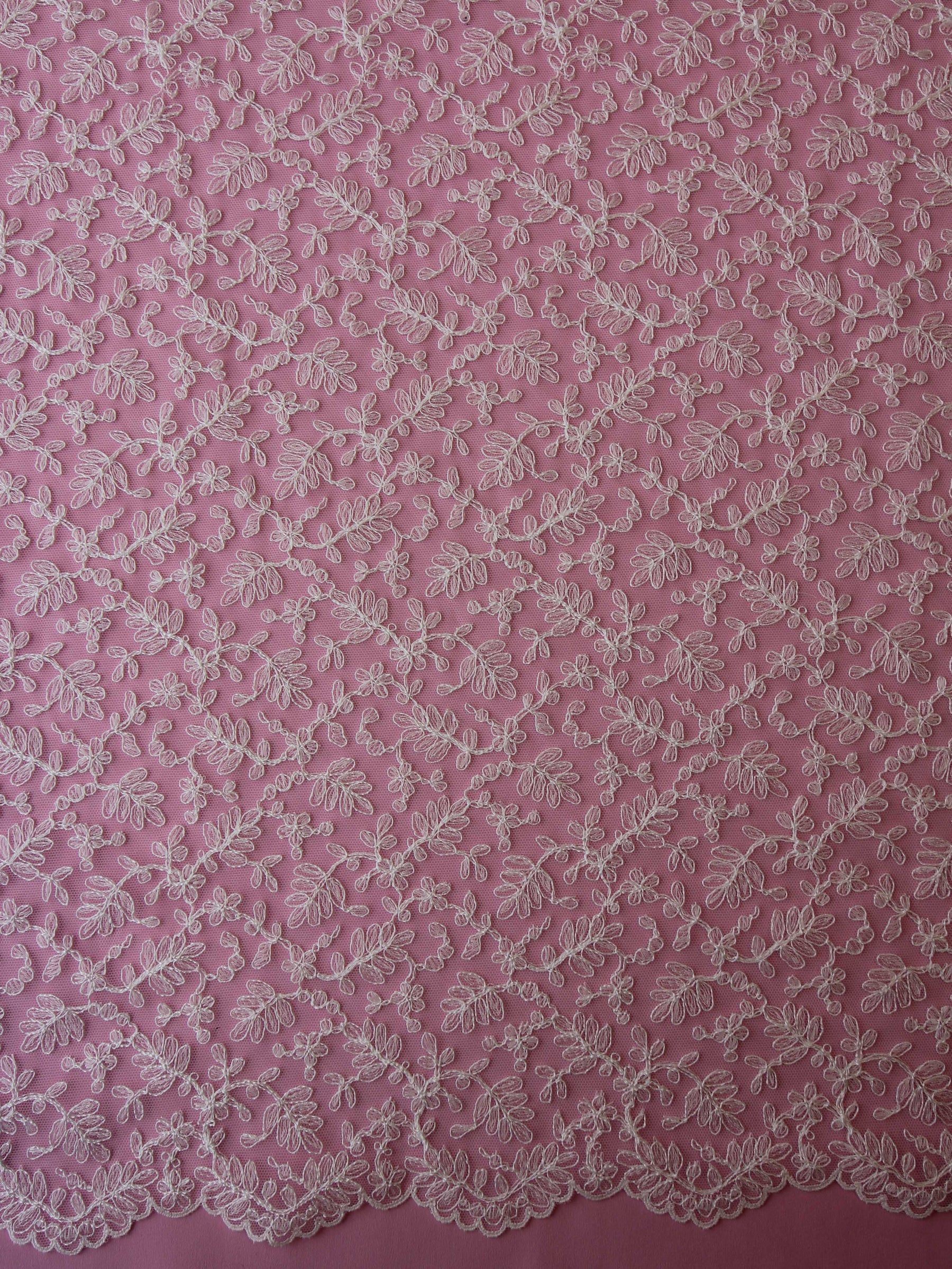 Dentelle Brodée Ivoire - Franca