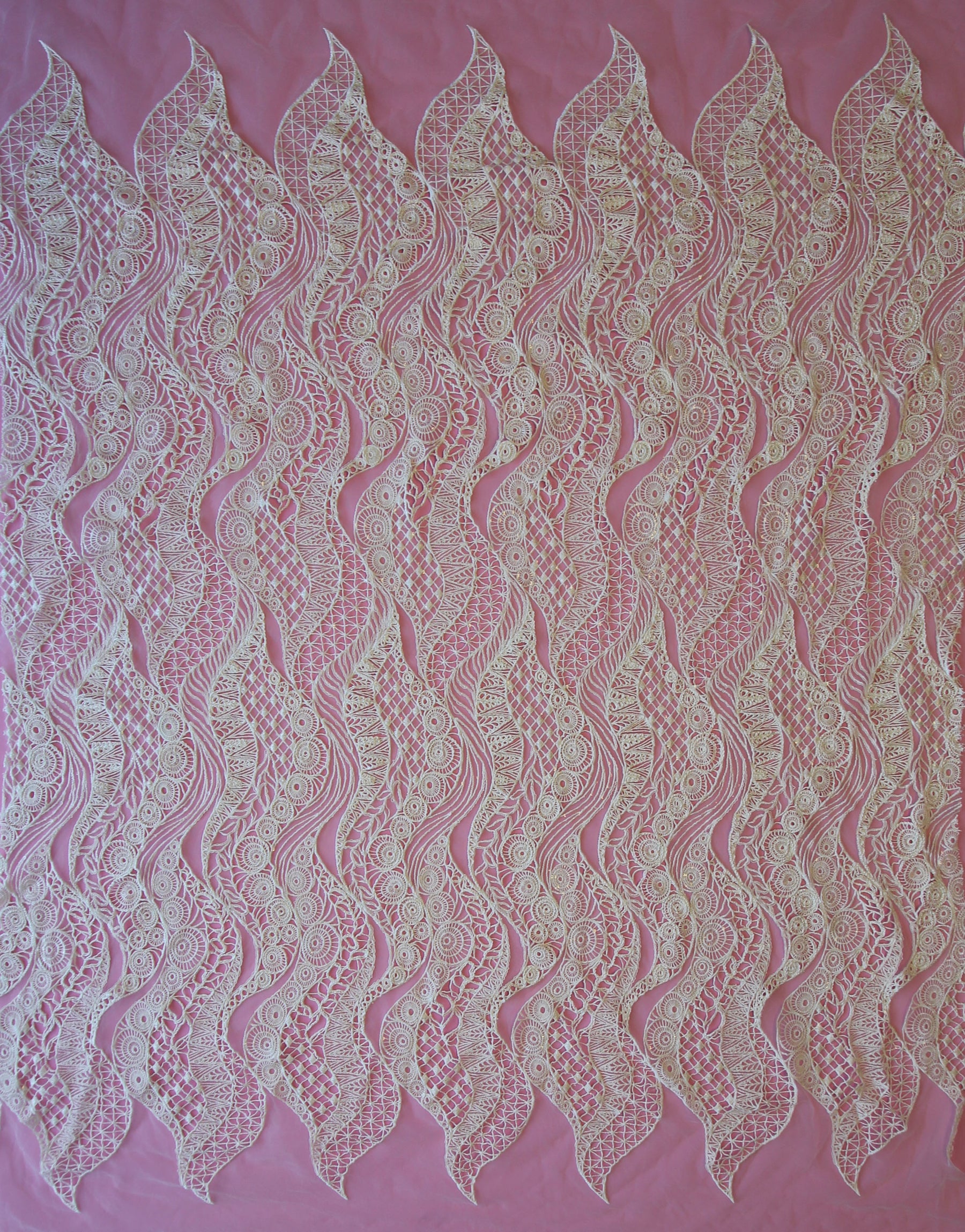 Dentelle Brodée Ivoire - Gianna