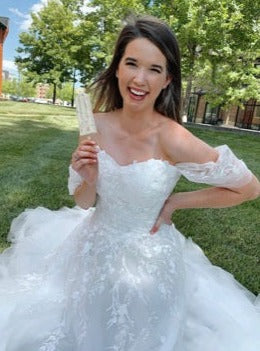 Dentelle Brodée Ivoire - Janine