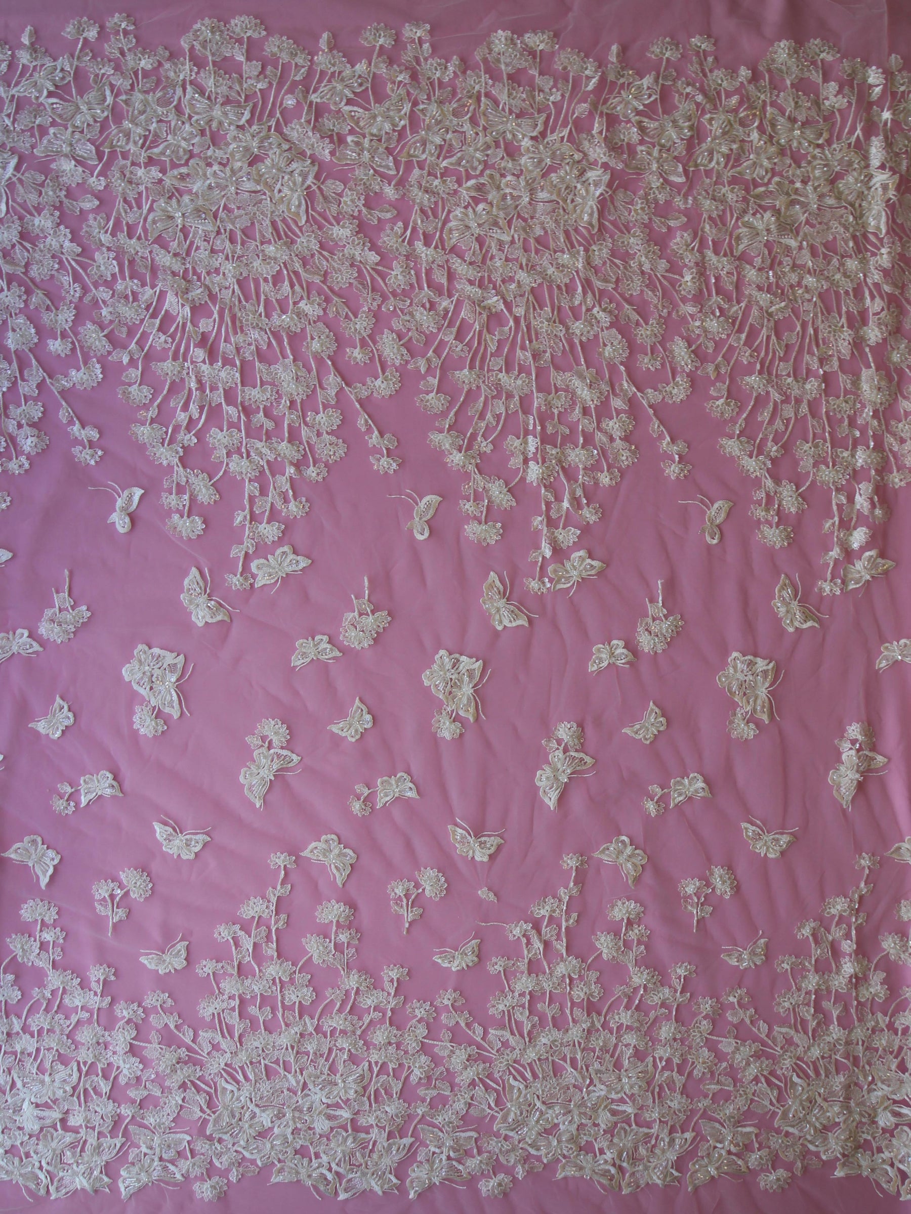 Dentelle Brodée Ivoire - Renée