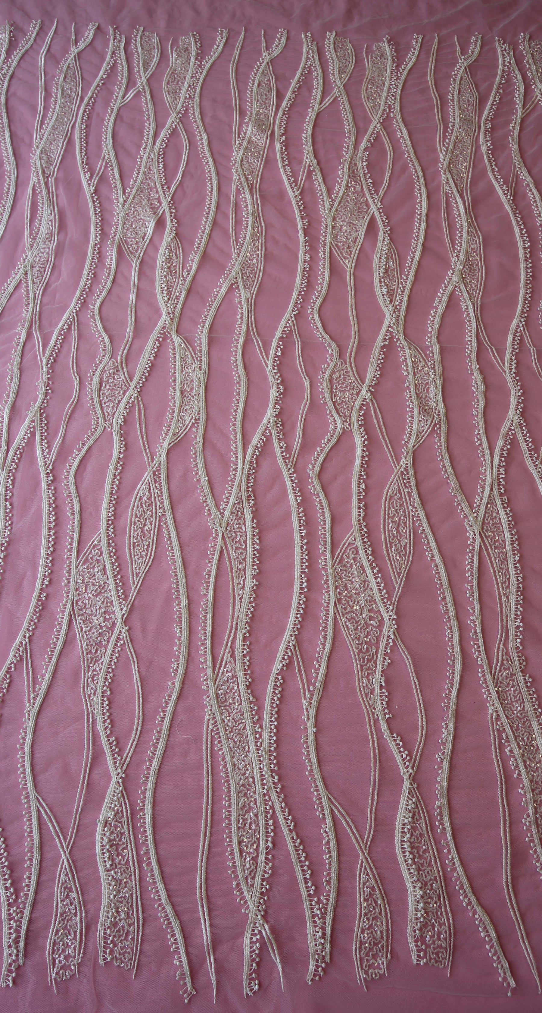 Dentelle Brodée Ivoire - Xanadu