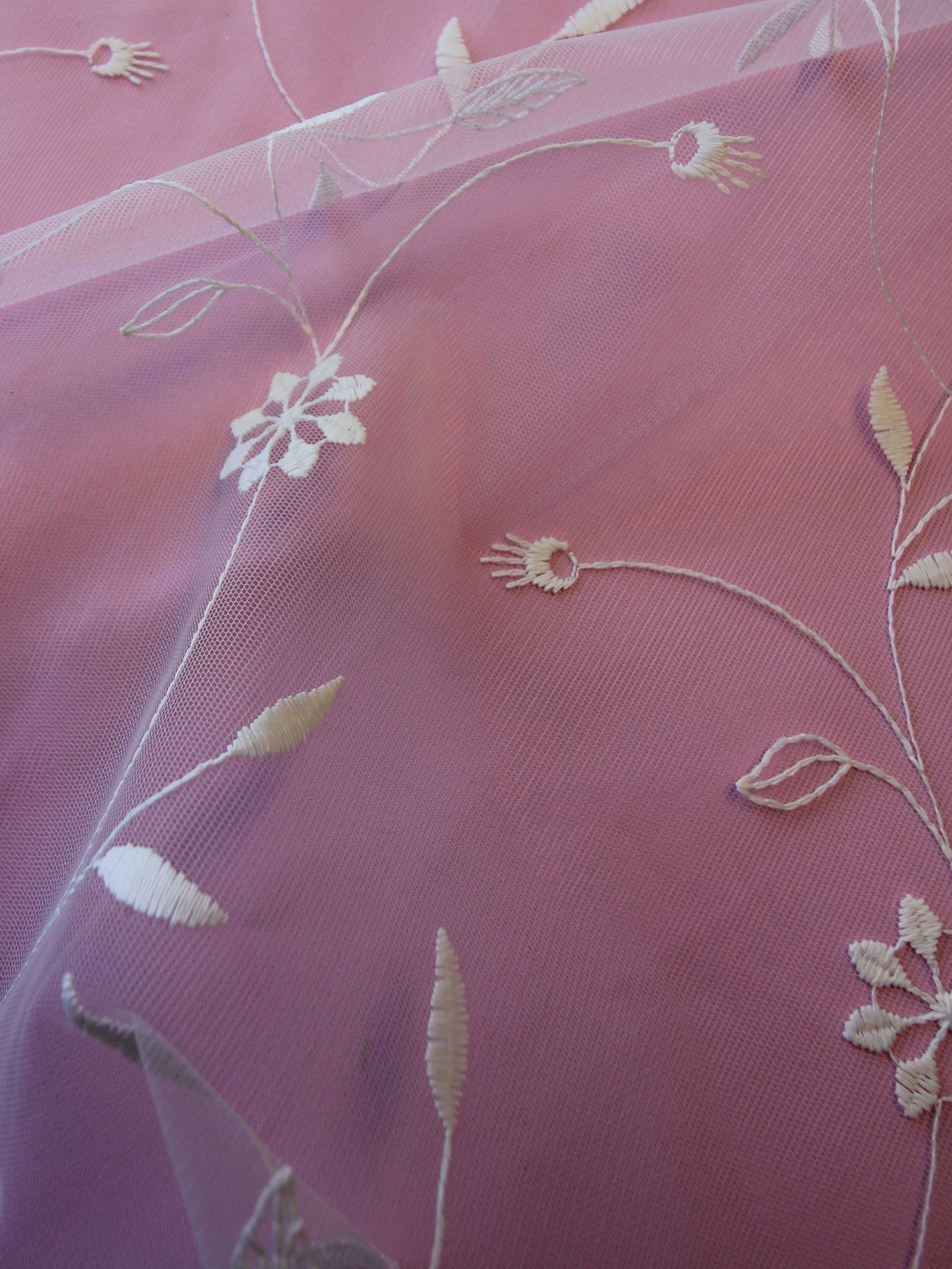 Dentelle Brodée Ivoire - Triana
