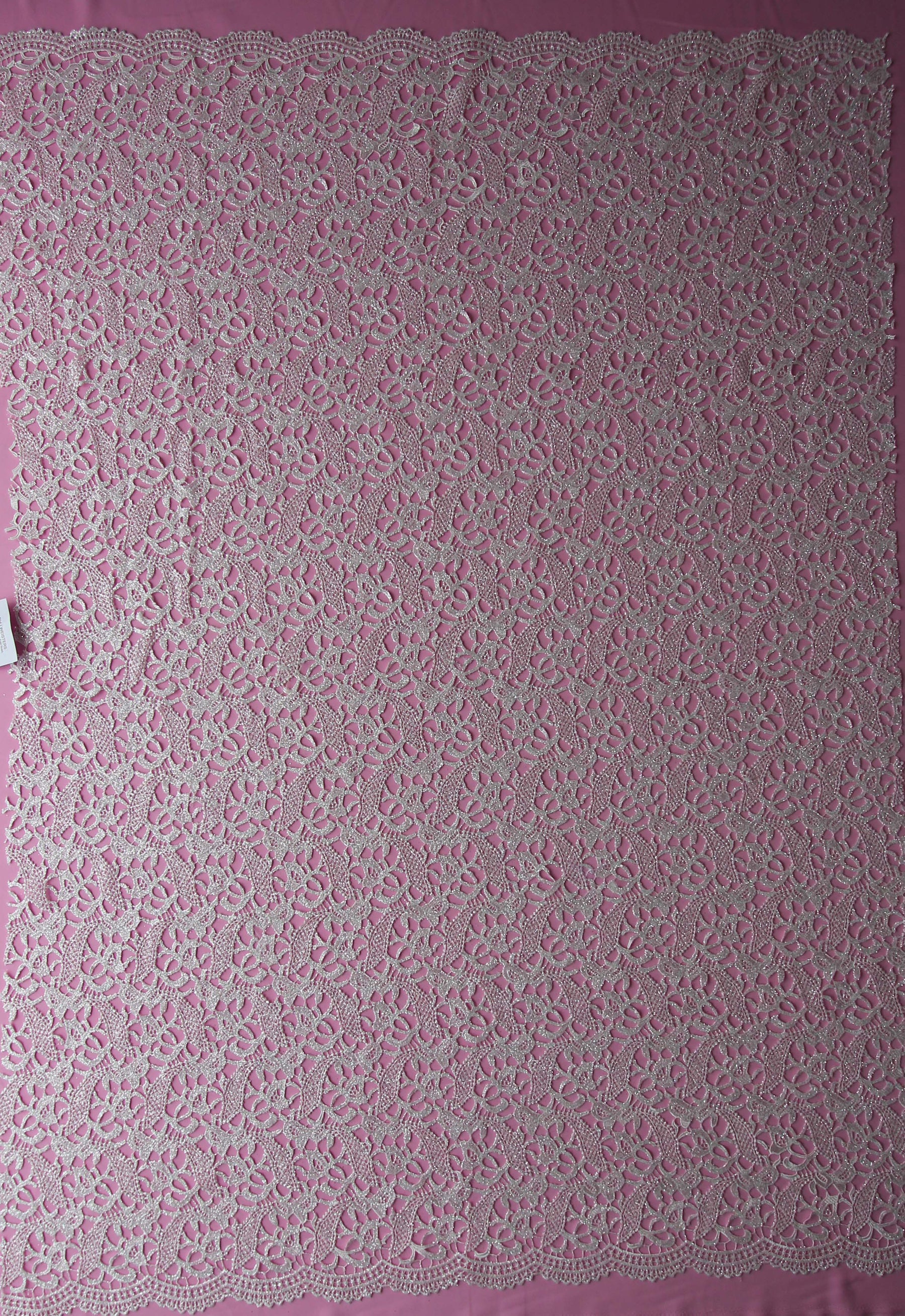 Dentelle pailletée ivoire - Logan