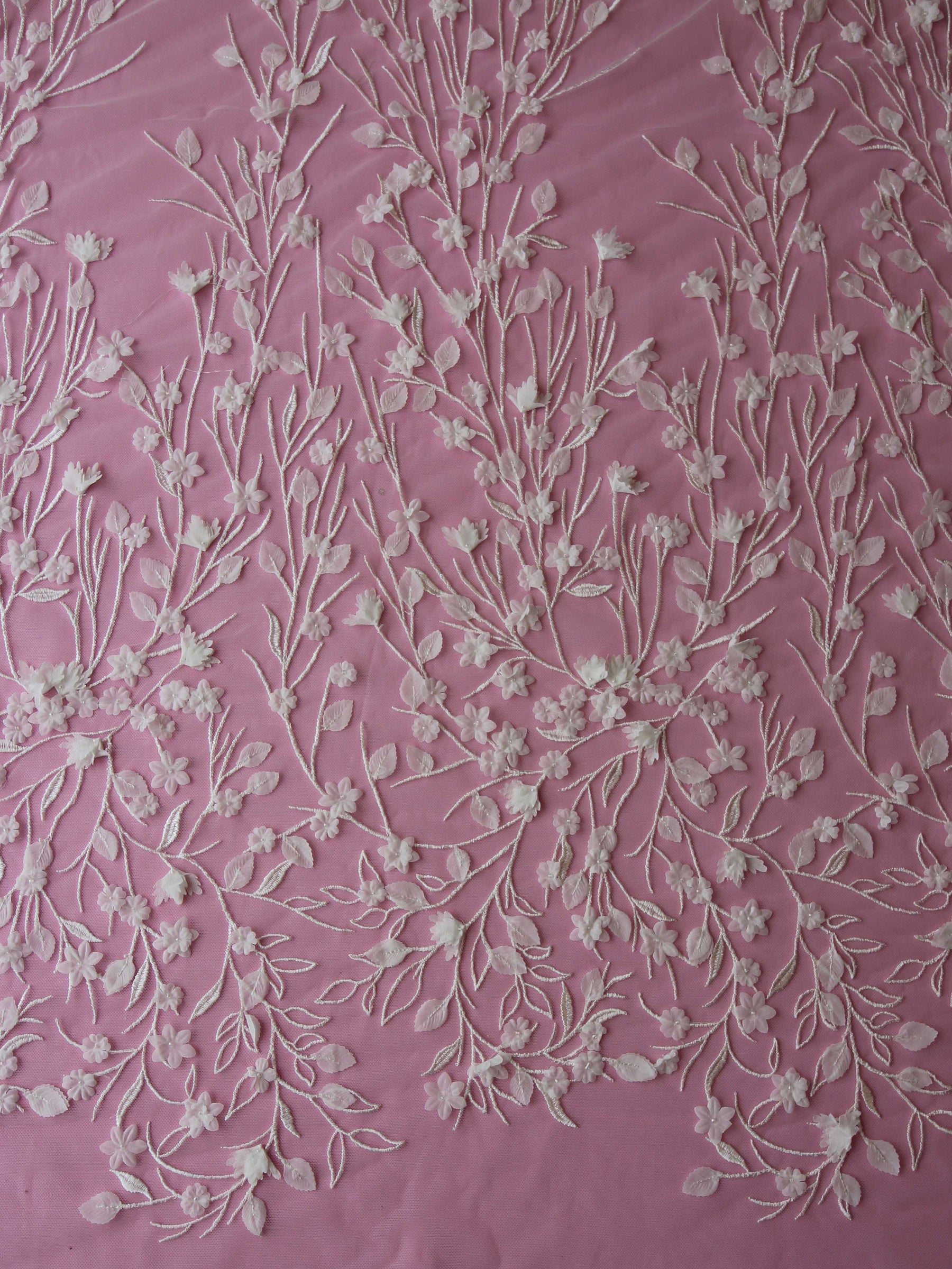 Dentelle 3D Ivoire - Jacobella