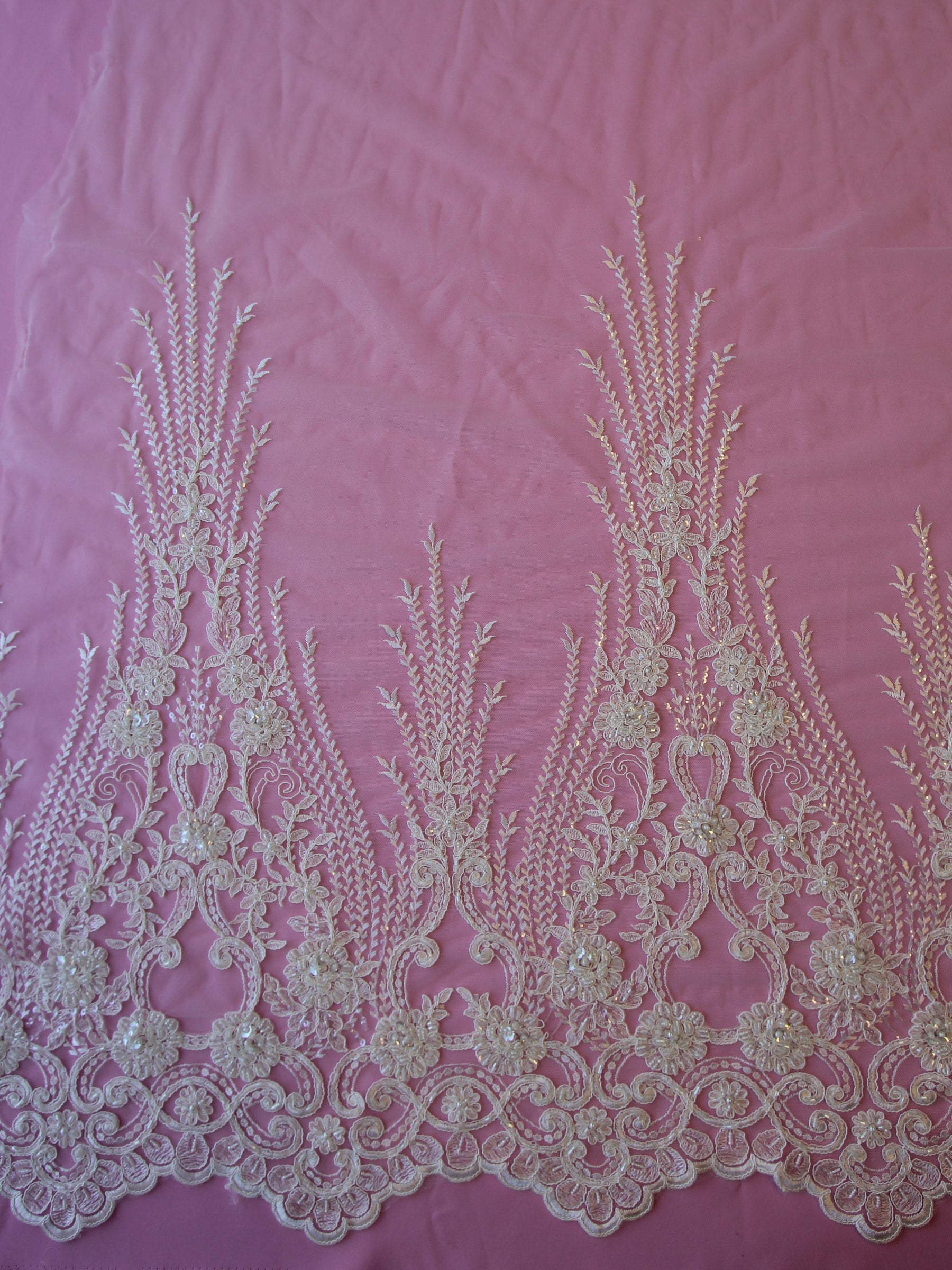 Dentelle Ivoire de bordure - Saigon