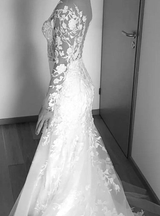 Dentelle Brodée Ivoire - Janine