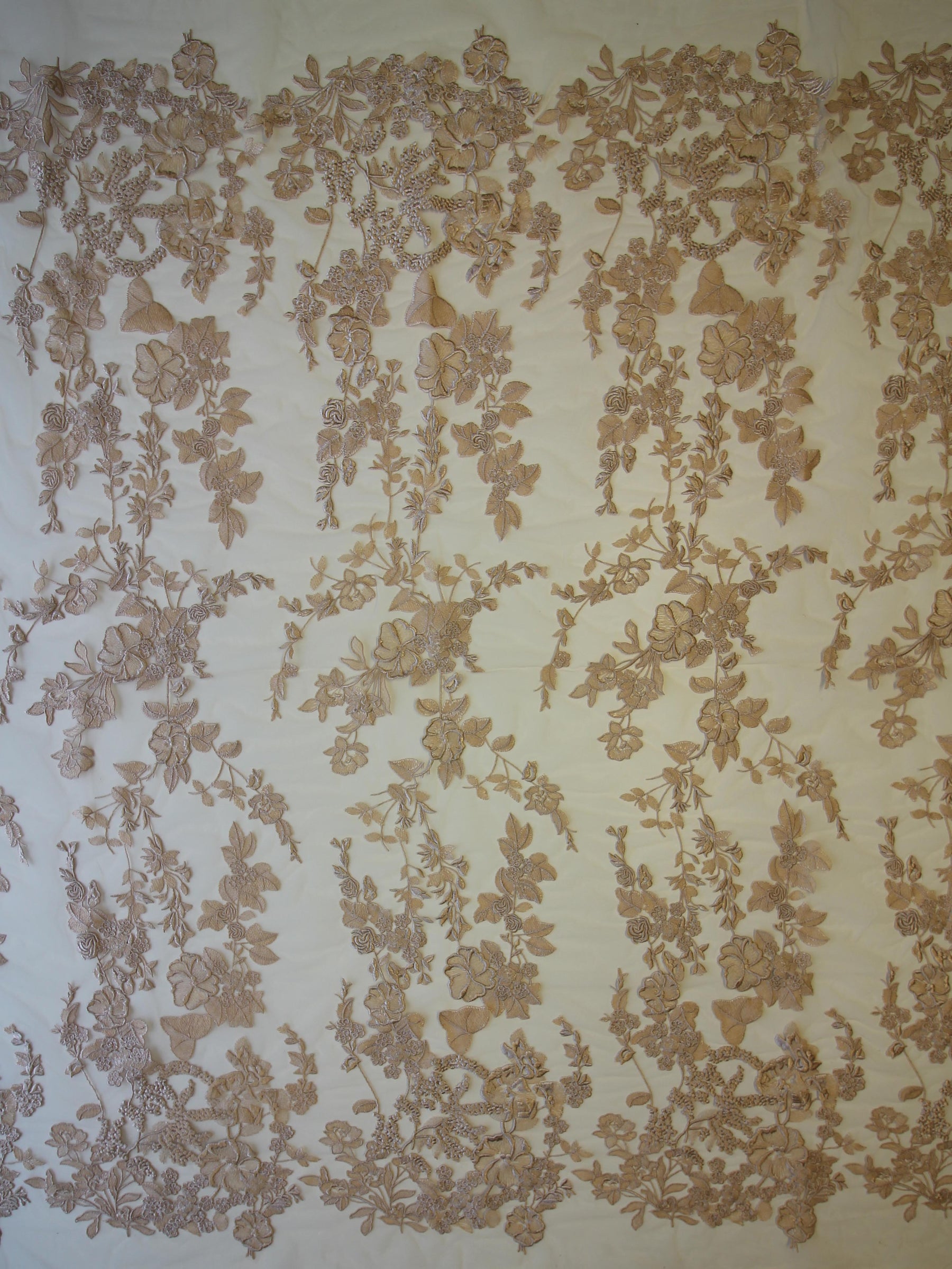Dentelle Brodée Latte - Garbo
