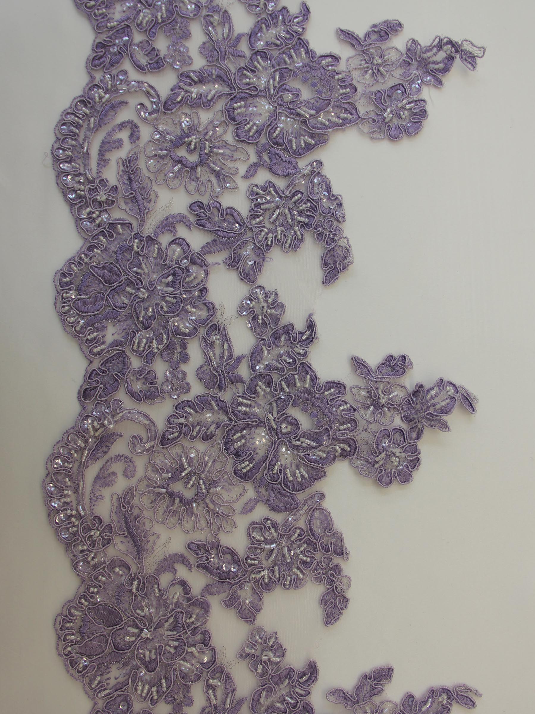 Bordure de dentelle lavande - Victoria