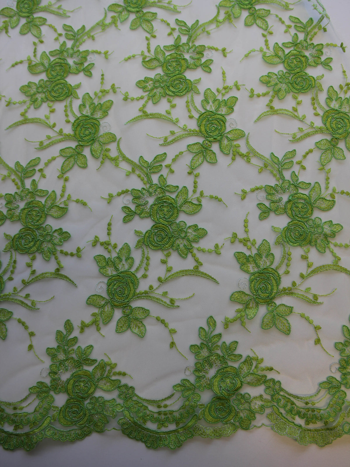 Dentelle Vert Citron - Maria.