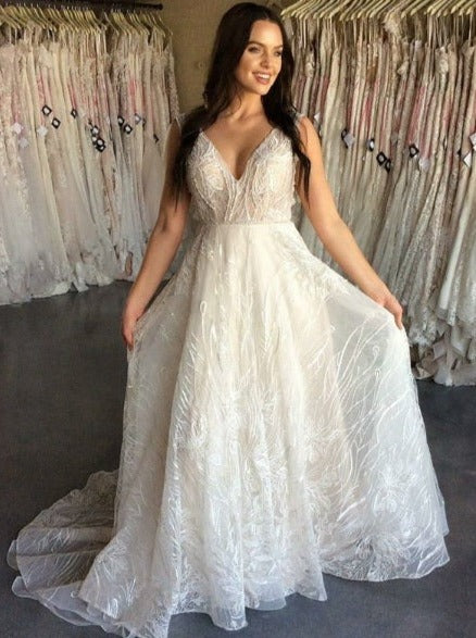 Dentelle Brodée Ivoire - Marie Jacques