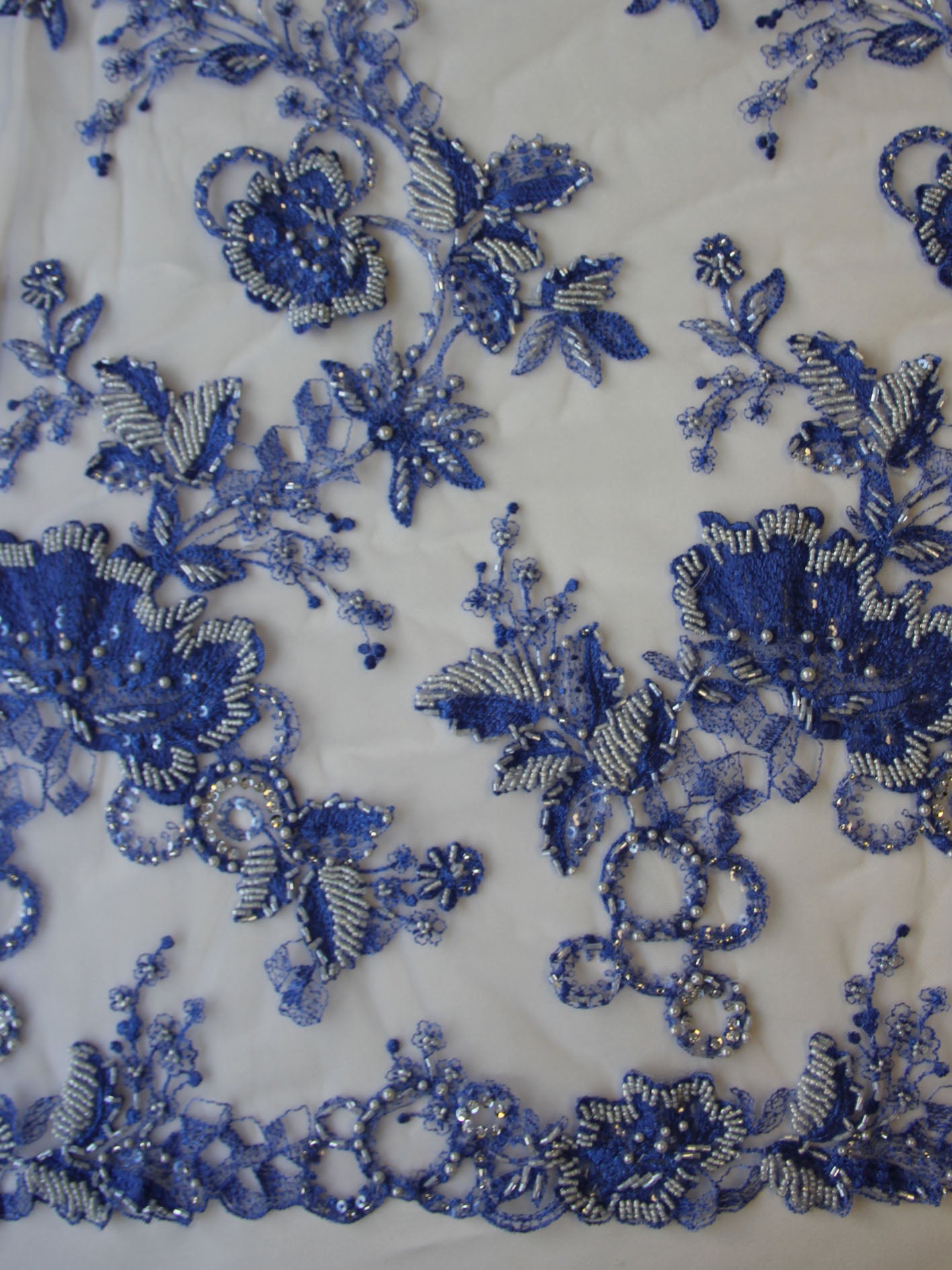 Dentelle bleu océan - Roberta.