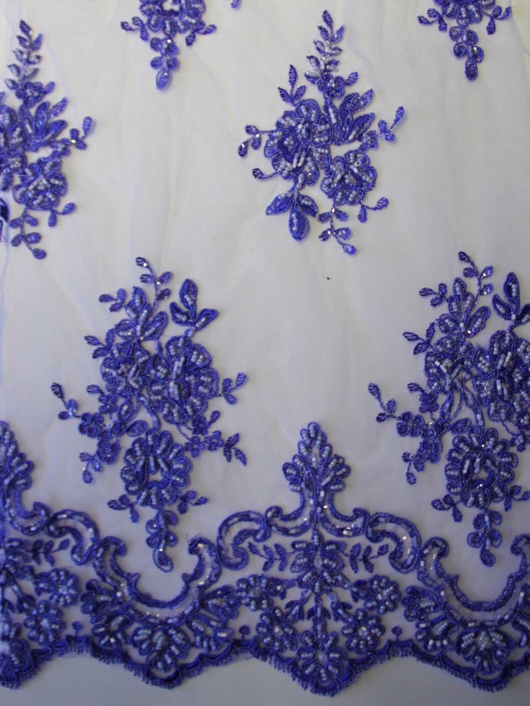 Dentelle bleu océan - Sophia.