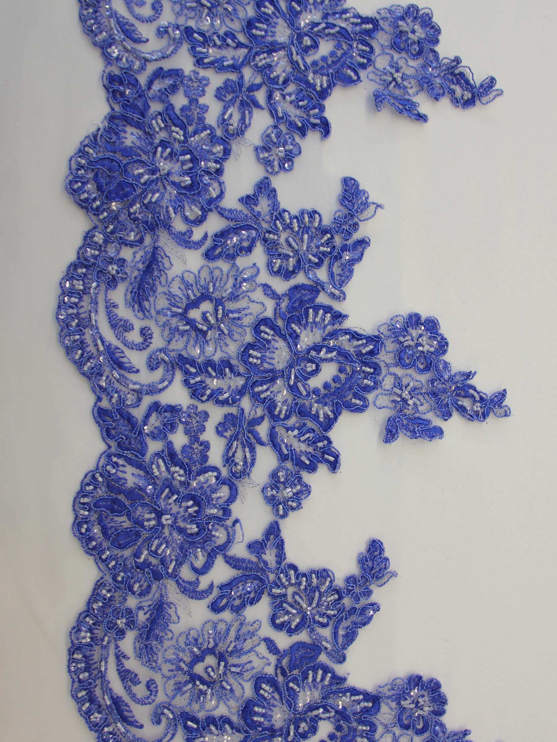 Bordure de dentelle bleu océan - Victoria