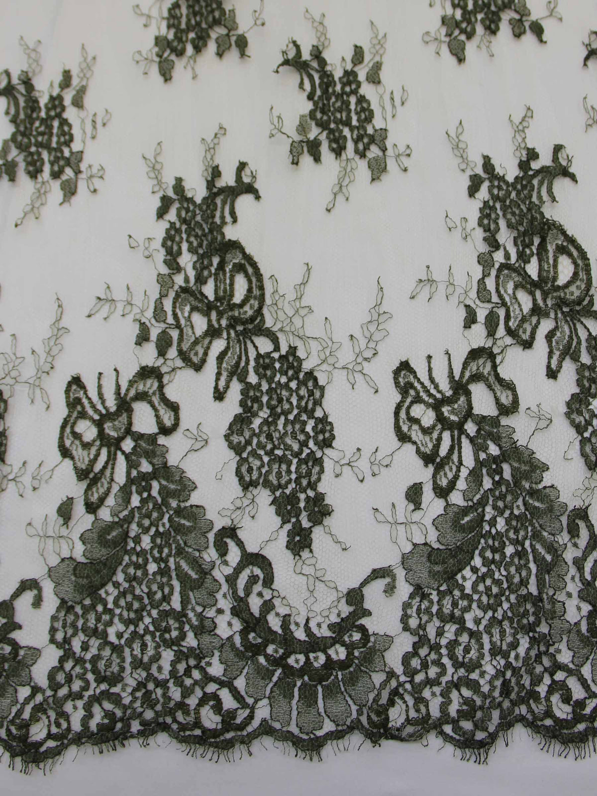 Dentelle Vert Olive - Lillian.