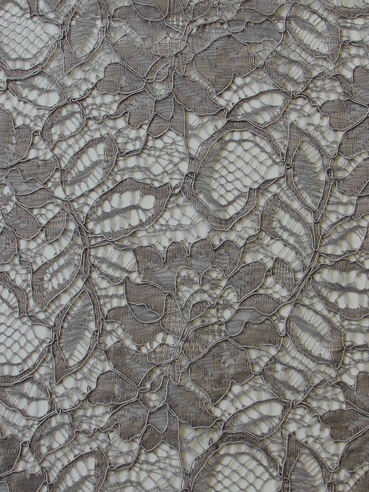 Dentelle Cordon Gris Étain - Sinead