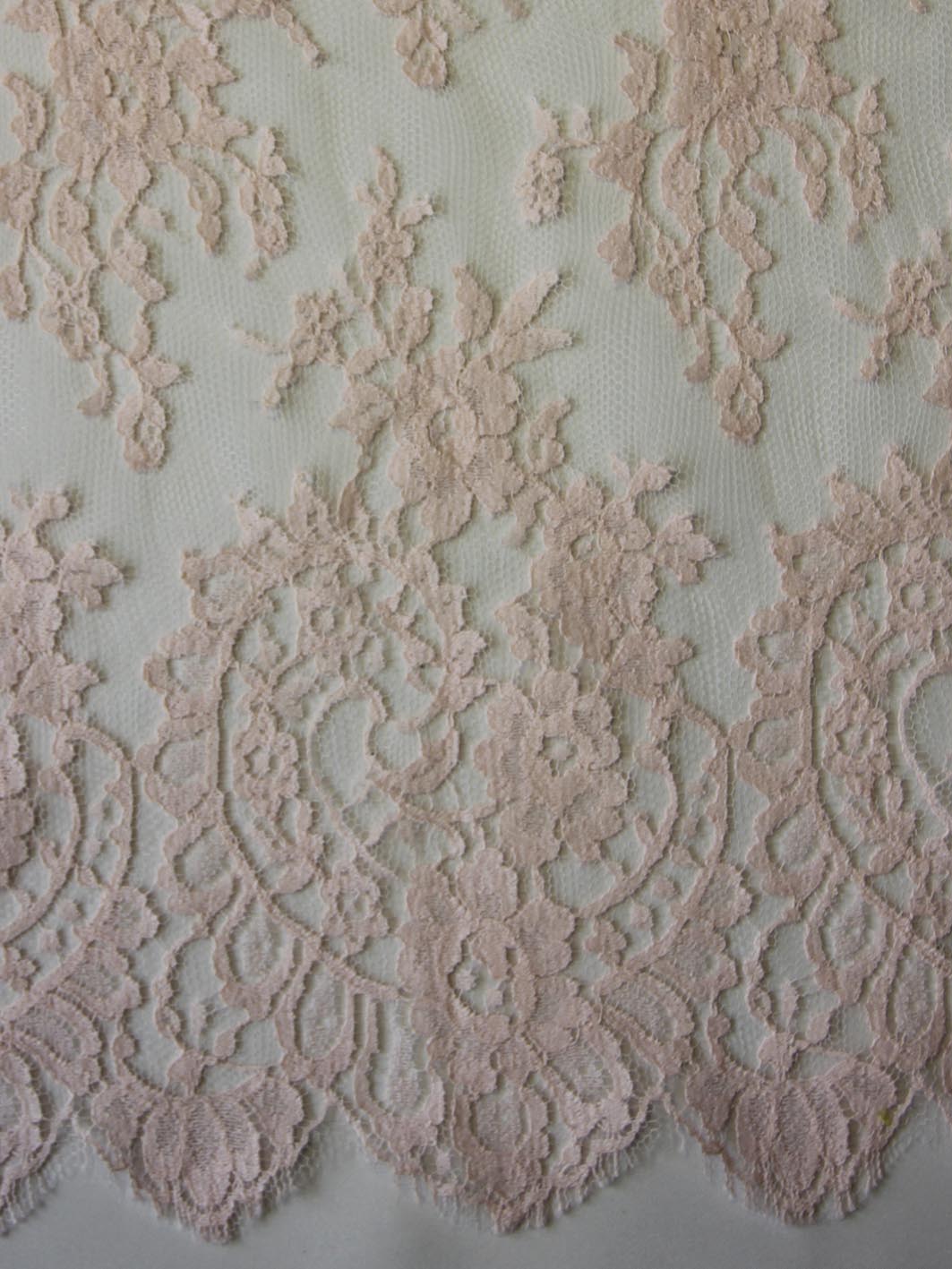Dentelle rose poudré - Eleanor.