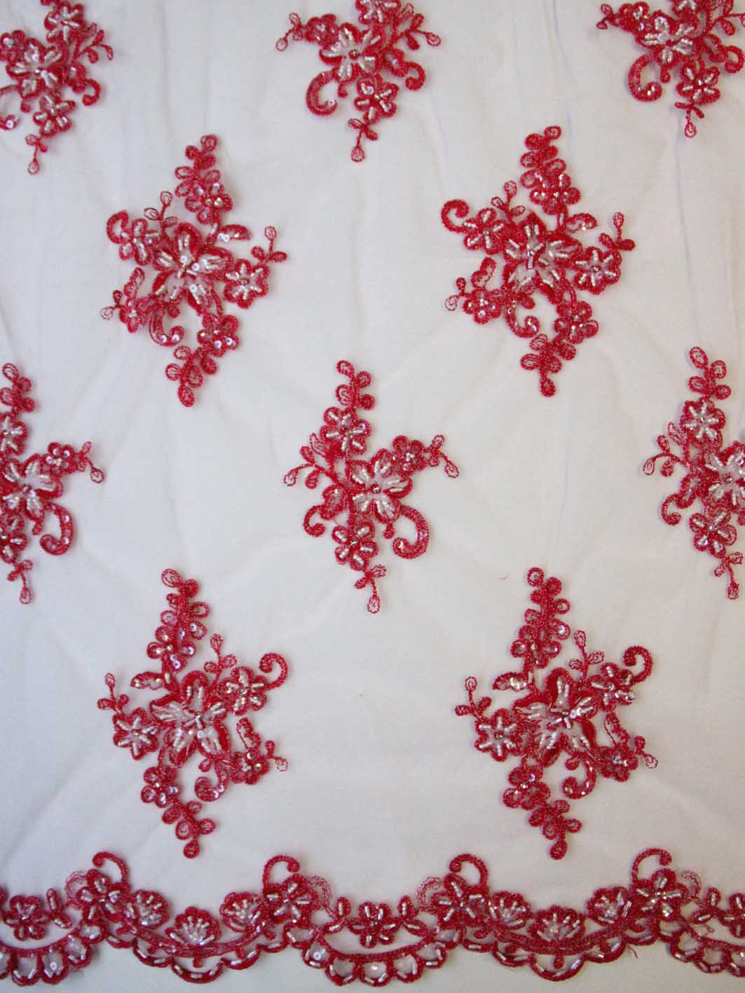 Dentelle rouge - Alexandra.