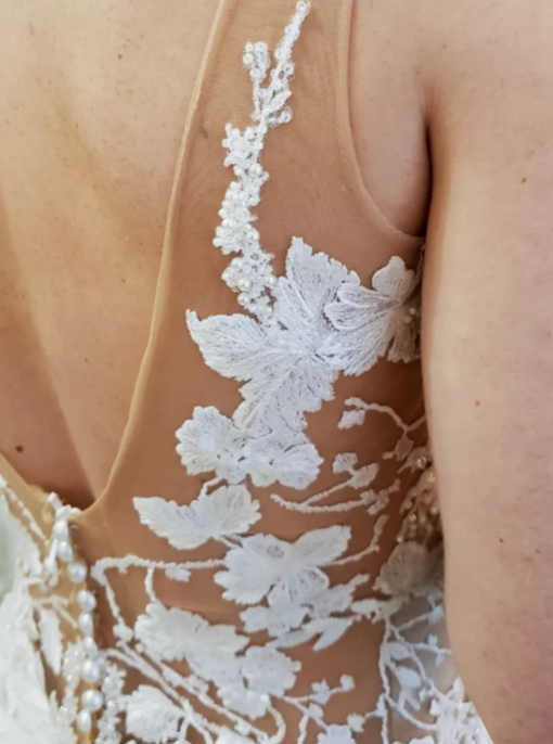 Dentelle Italienne Brodée Ivoire - Styla