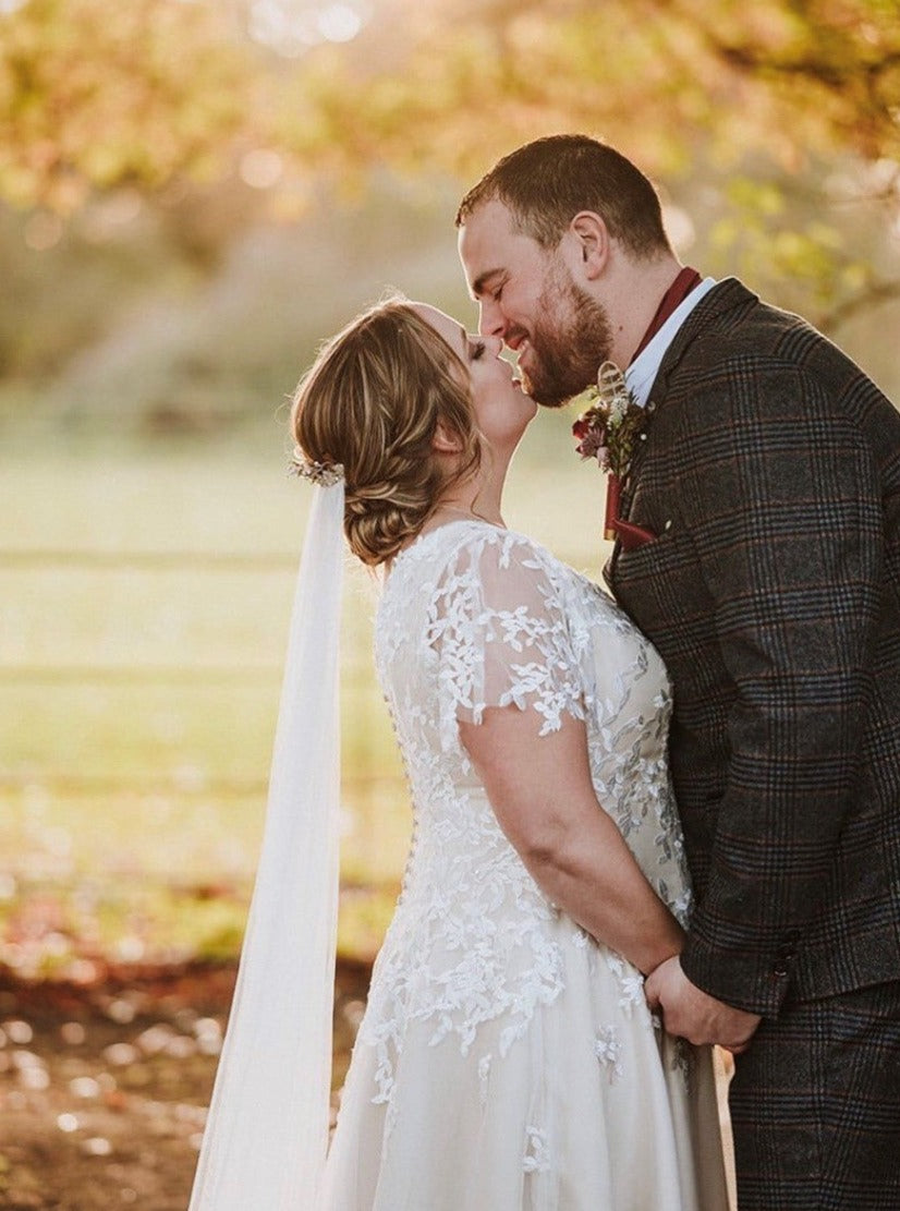 Dentelle Brodée Ivoire - Talia