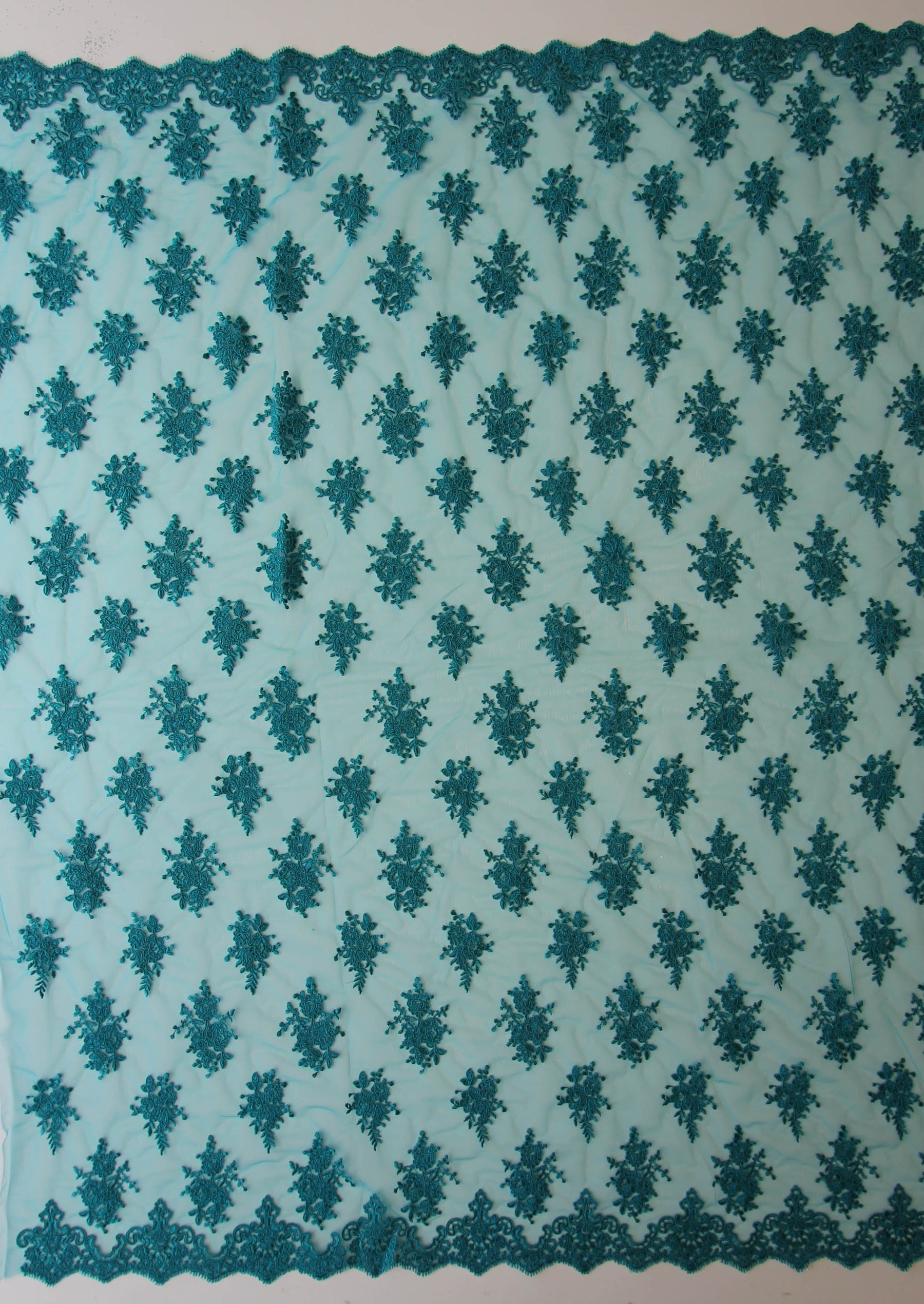Dentelle torsadée bleu sarcelle - Janis