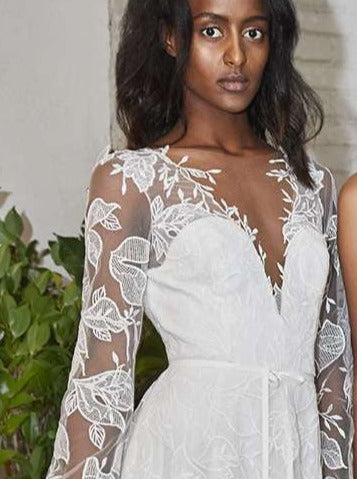 Dentelle Brodée Ivoire - Galliano