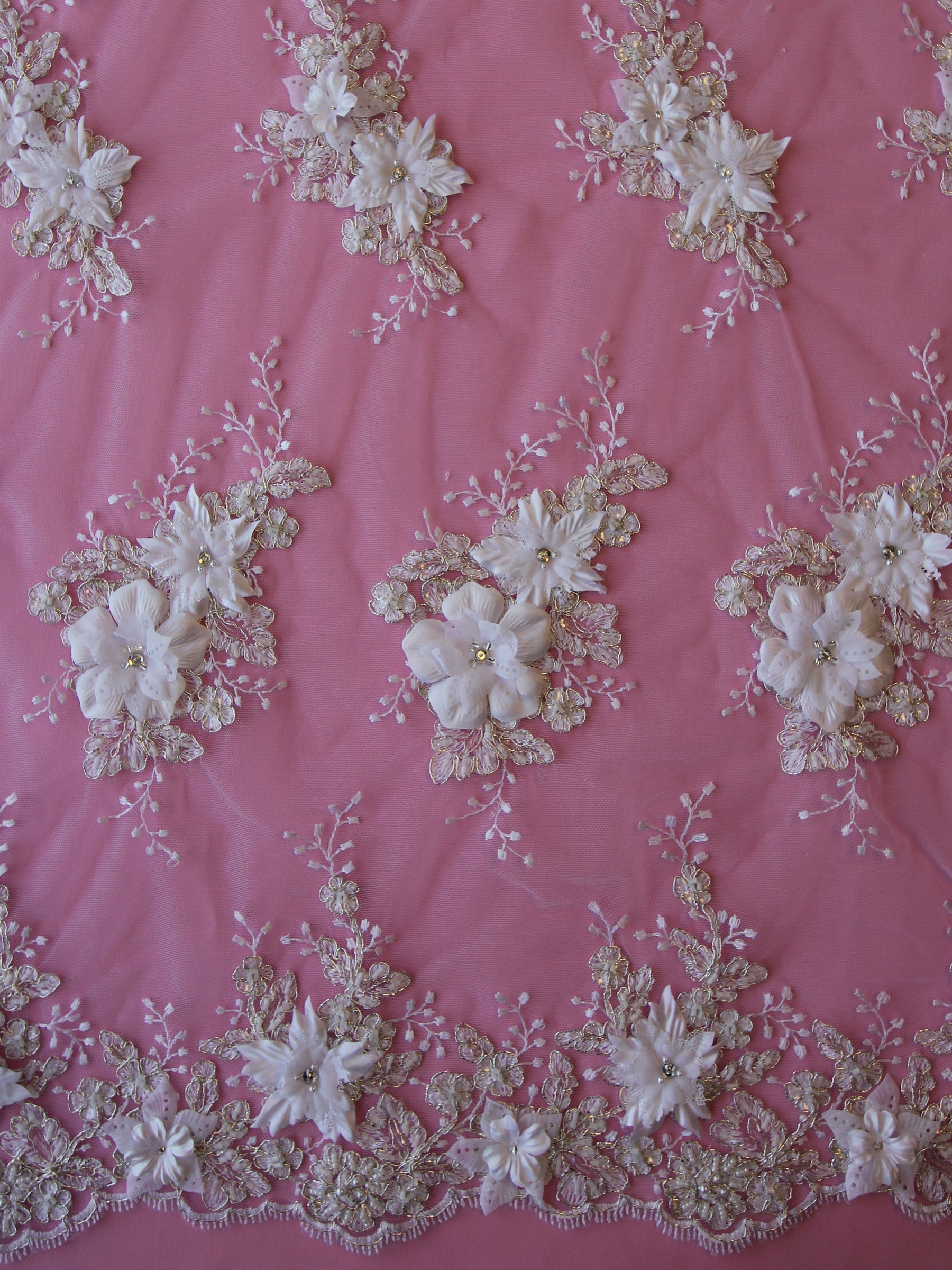 Dentelle Fleur Blanche - Naomi