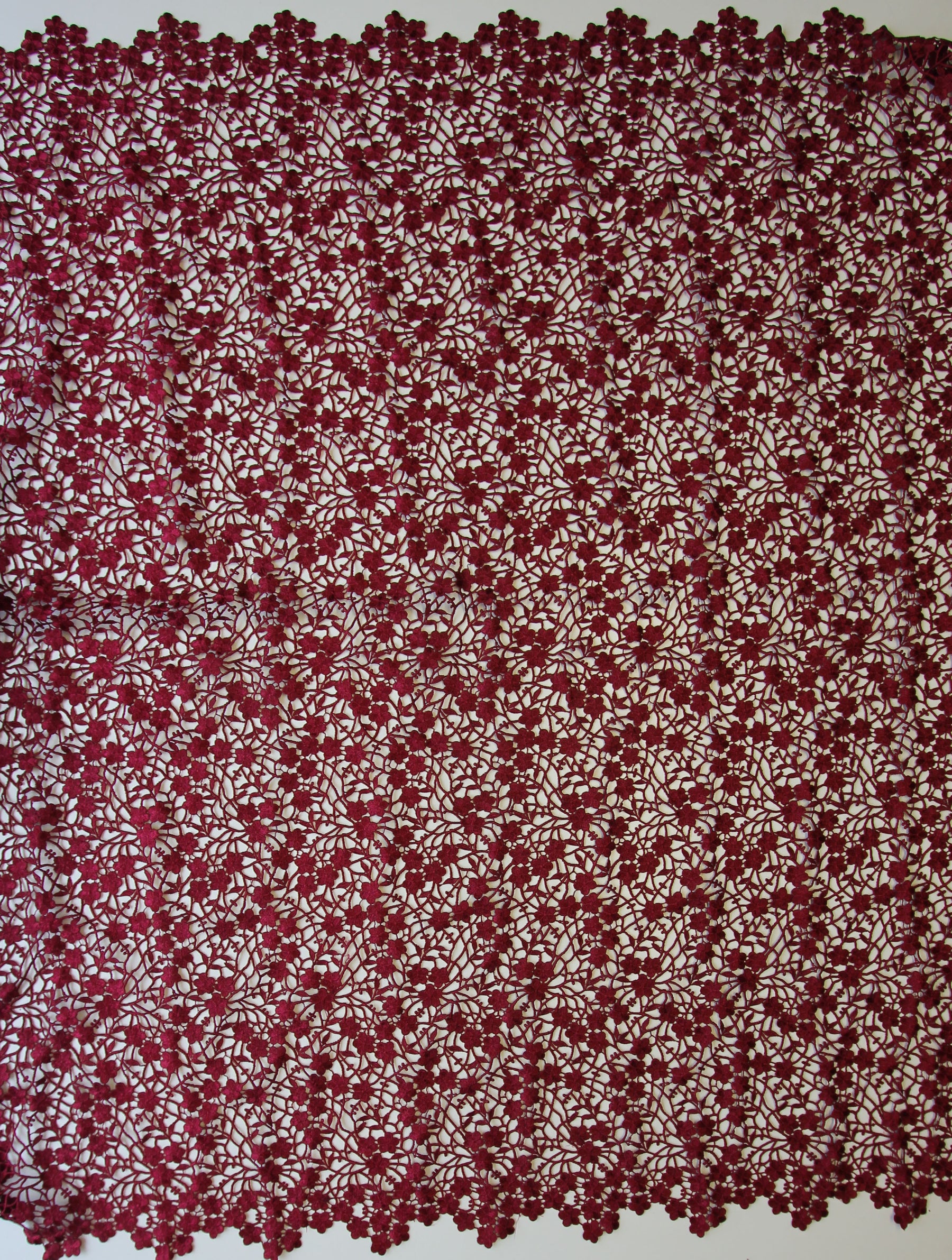 Dentelle Guipure Vin - Ebba
