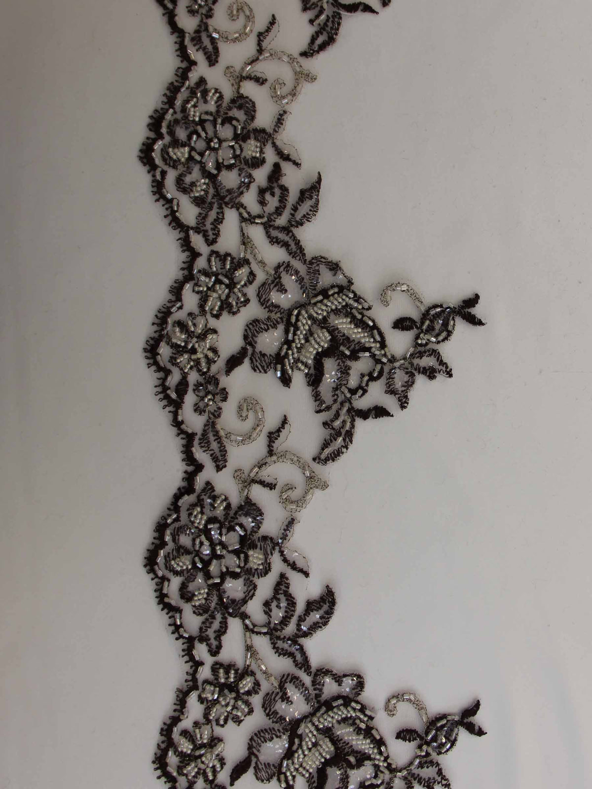 Bordure en dentelle marron espresso - Chloe