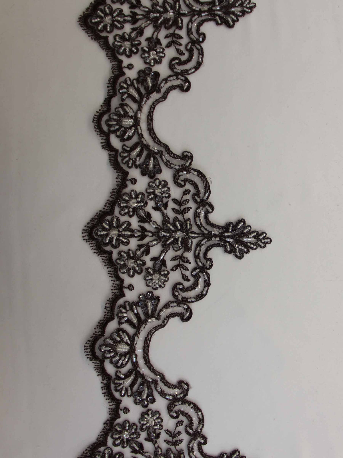 Bordure en dentelle marron espresso - Sophia