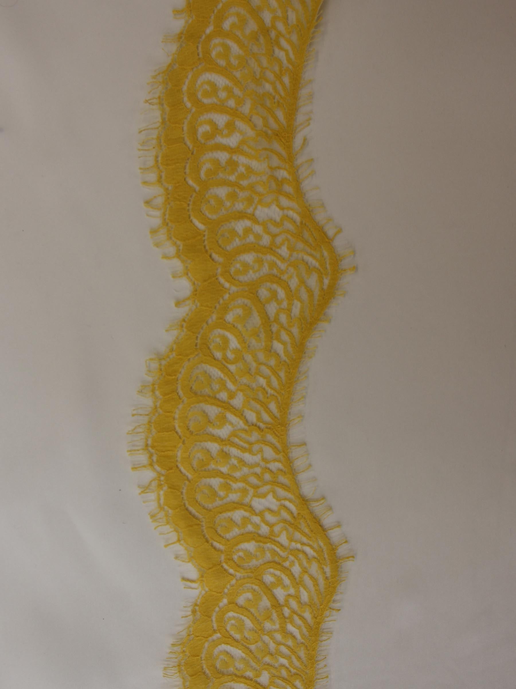Bordure de dentelle jaune - Felicity