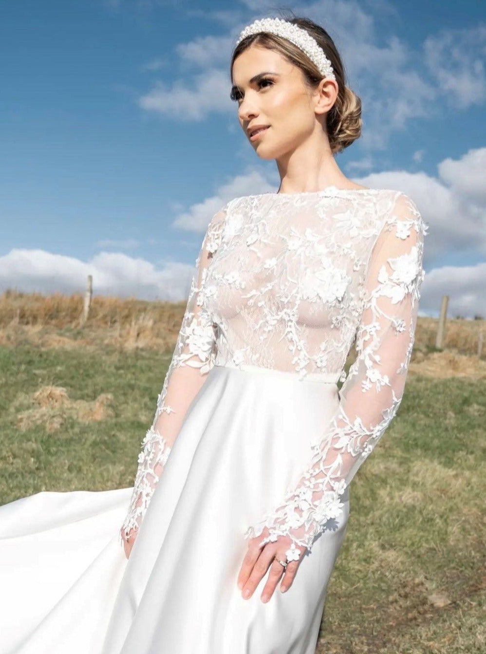 White Lace Fabric: Bridal Trends