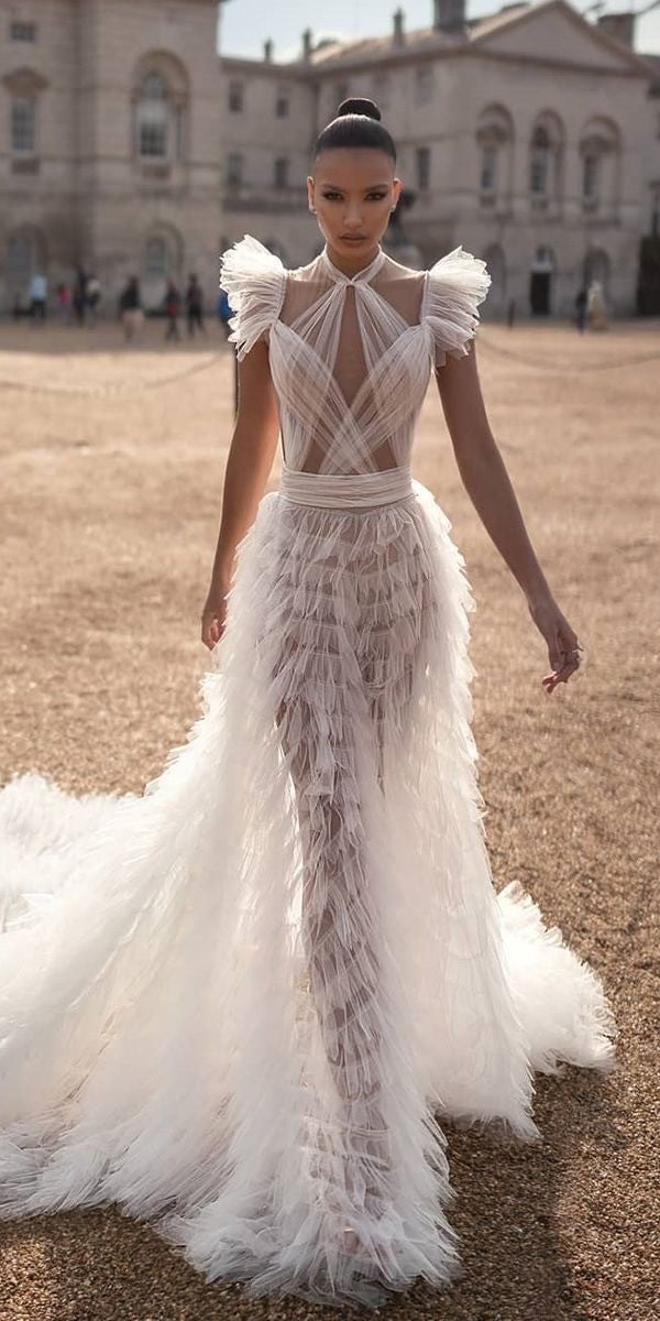 Ivory Wedding Fabric: Tiered Temptations