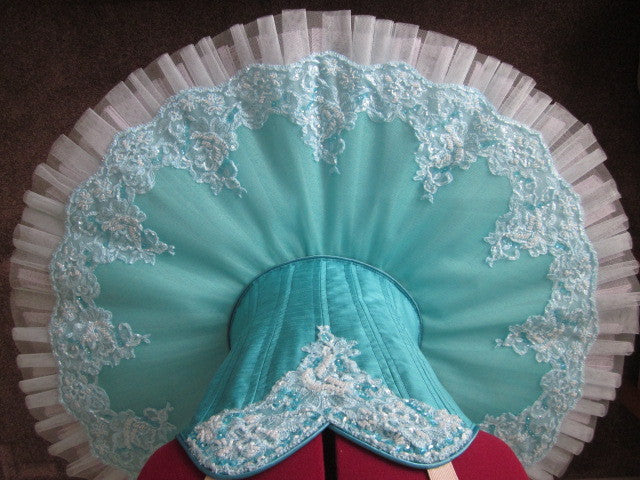 Aqua lace tutu above