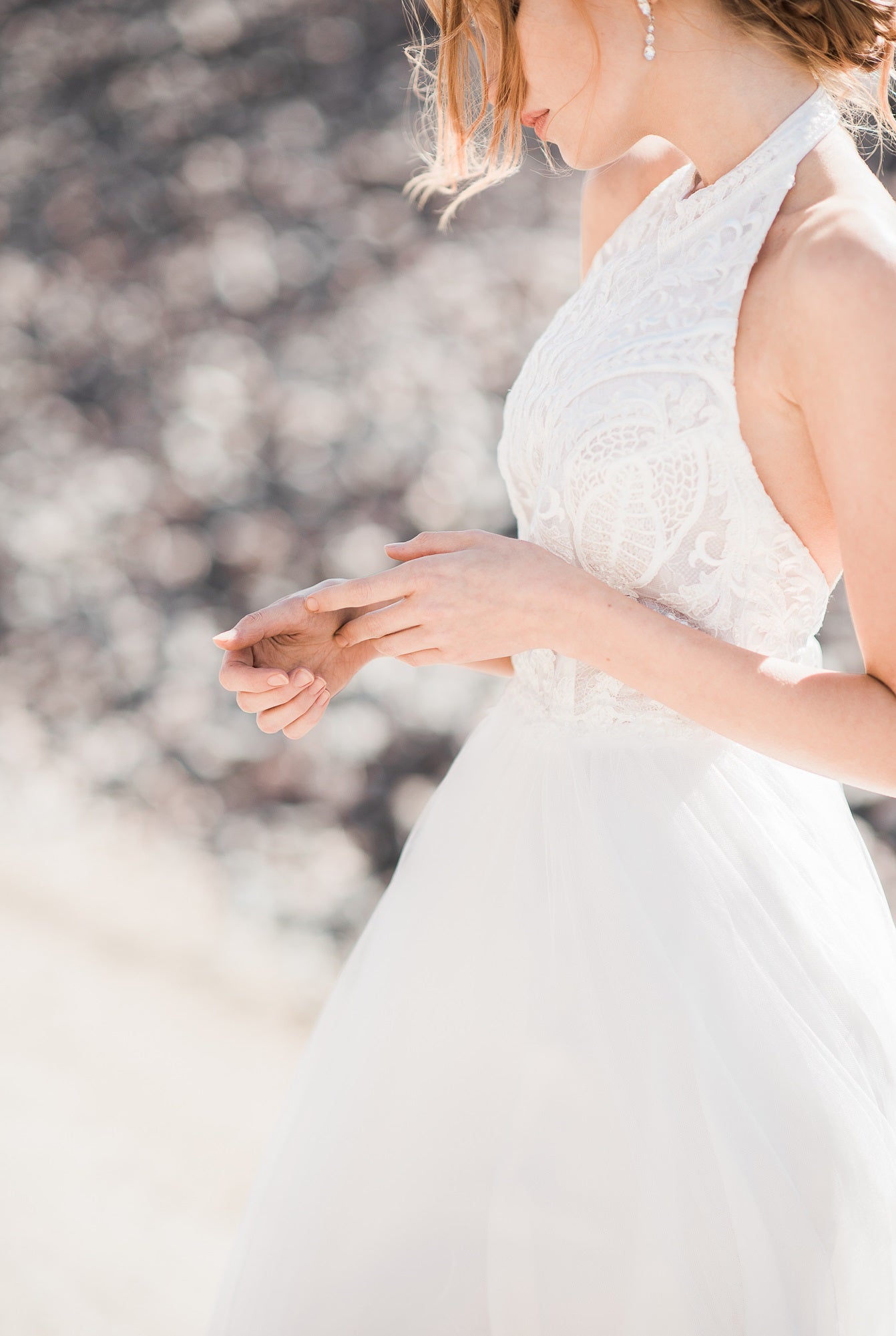 Halter Neck Wedding Dress