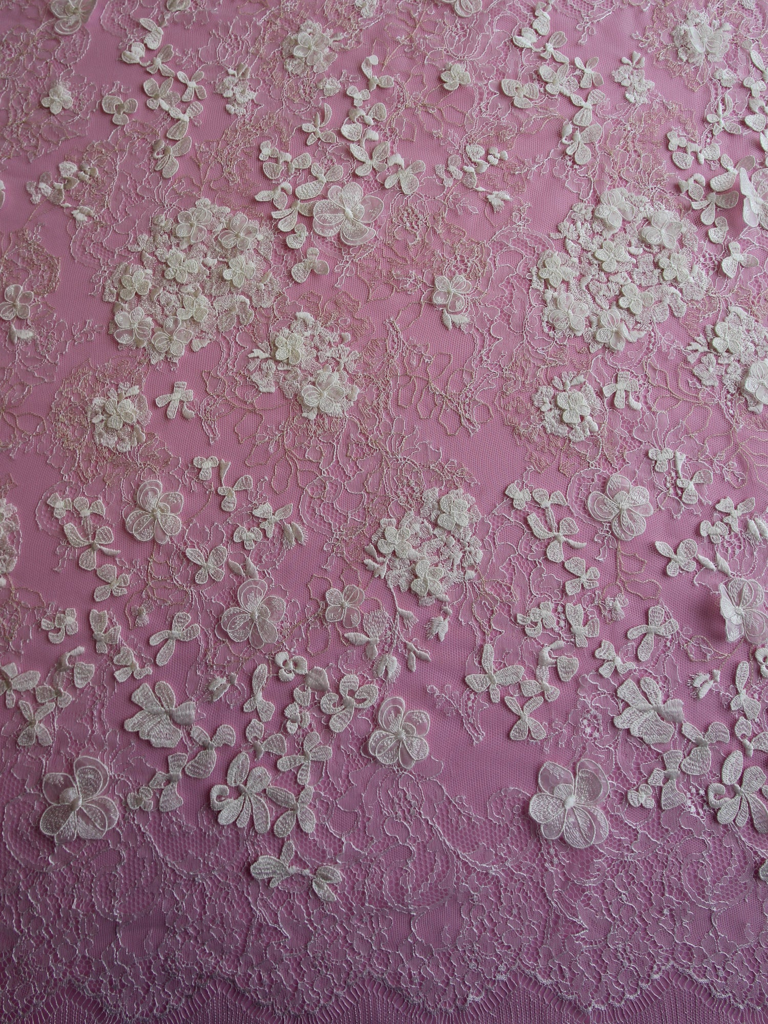 5 Haute Couture Wedding Ivory Lace Fabric Designs