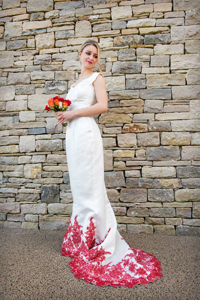 Red Belinda Lace